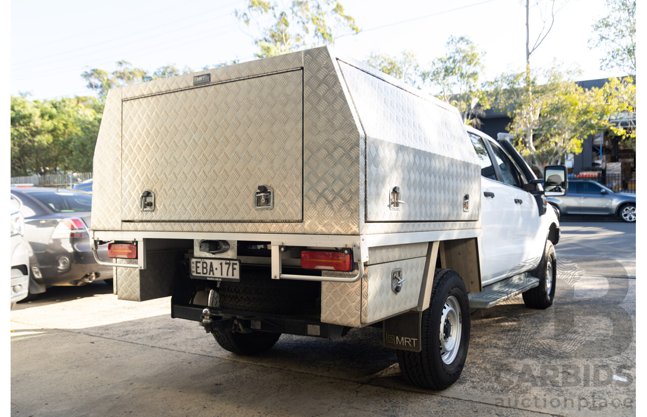 11/2018 Ford Ranger XL 3.2 4x4 PX MKIII MY19 Double Cab P/Up Frozen White Diesel Turbo 3.2L