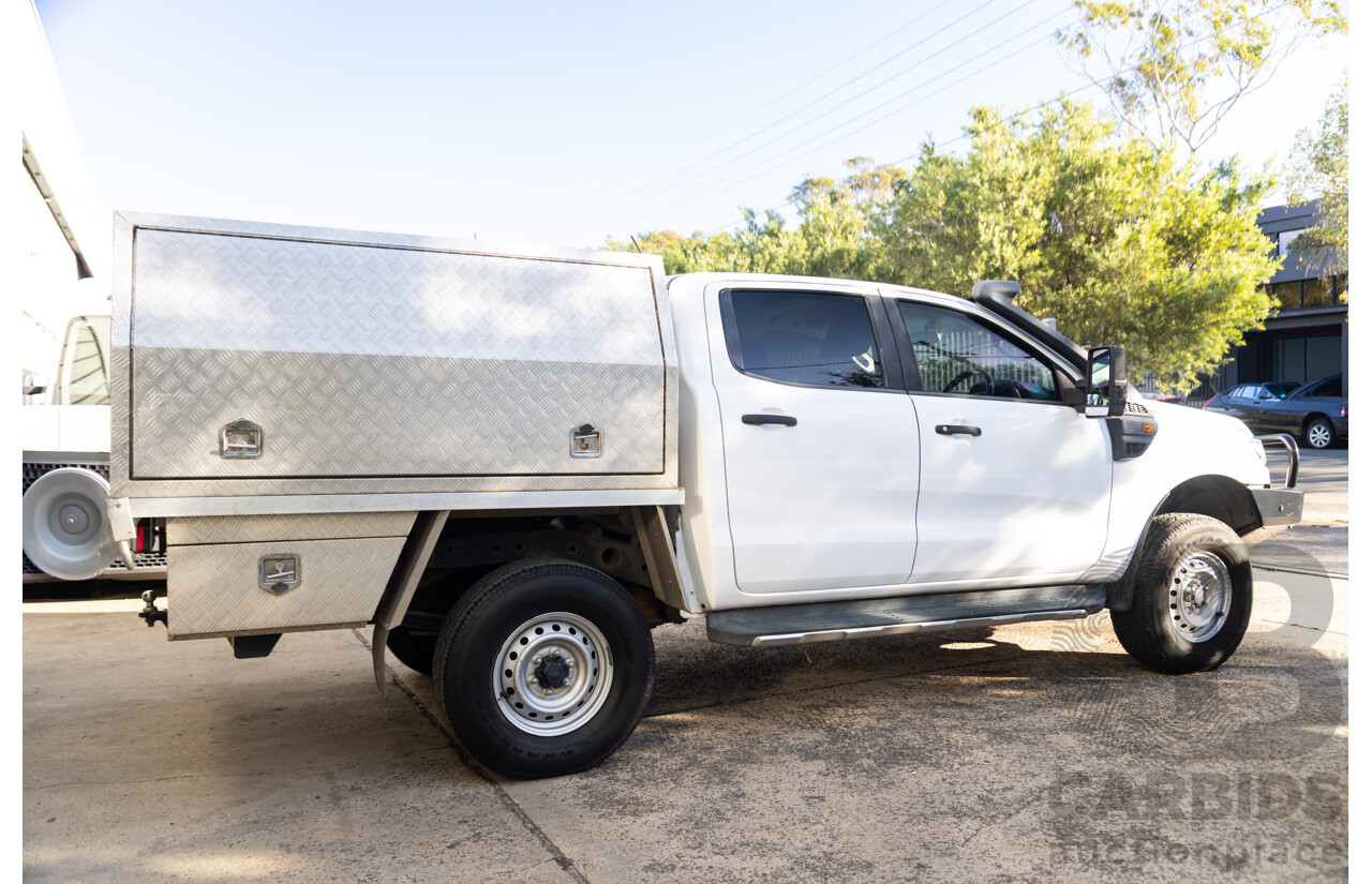 11/2018 Ford Ranger XL 3.2 4x4 PX MKIII MY19 Double Cab P/Up Frozen White Diesel Turbo 3.2L