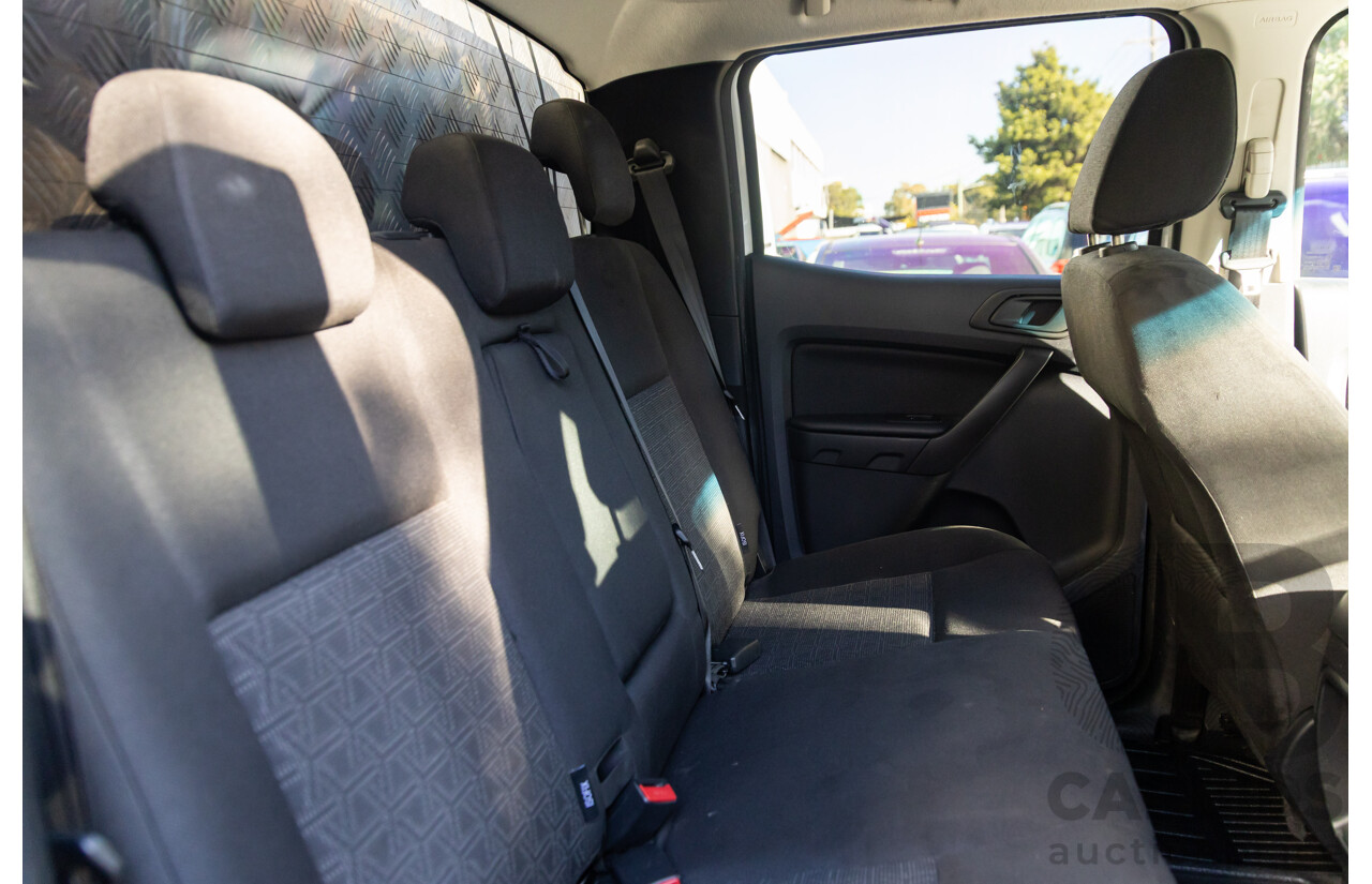 11/2018 Ford Ranger XL 3.2 4x4 PX MKIII MY19 Double Cab P/Up Frozen White Diesel Turbo 3.2L