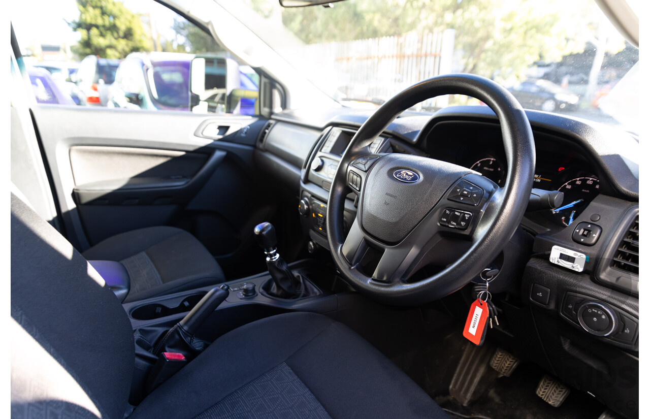 11/2018 Ford Ranger XL 3.2 4x4 PX MKIII MY19 Double Cab P/Up Frozen White Diesel Turbo 3.2L