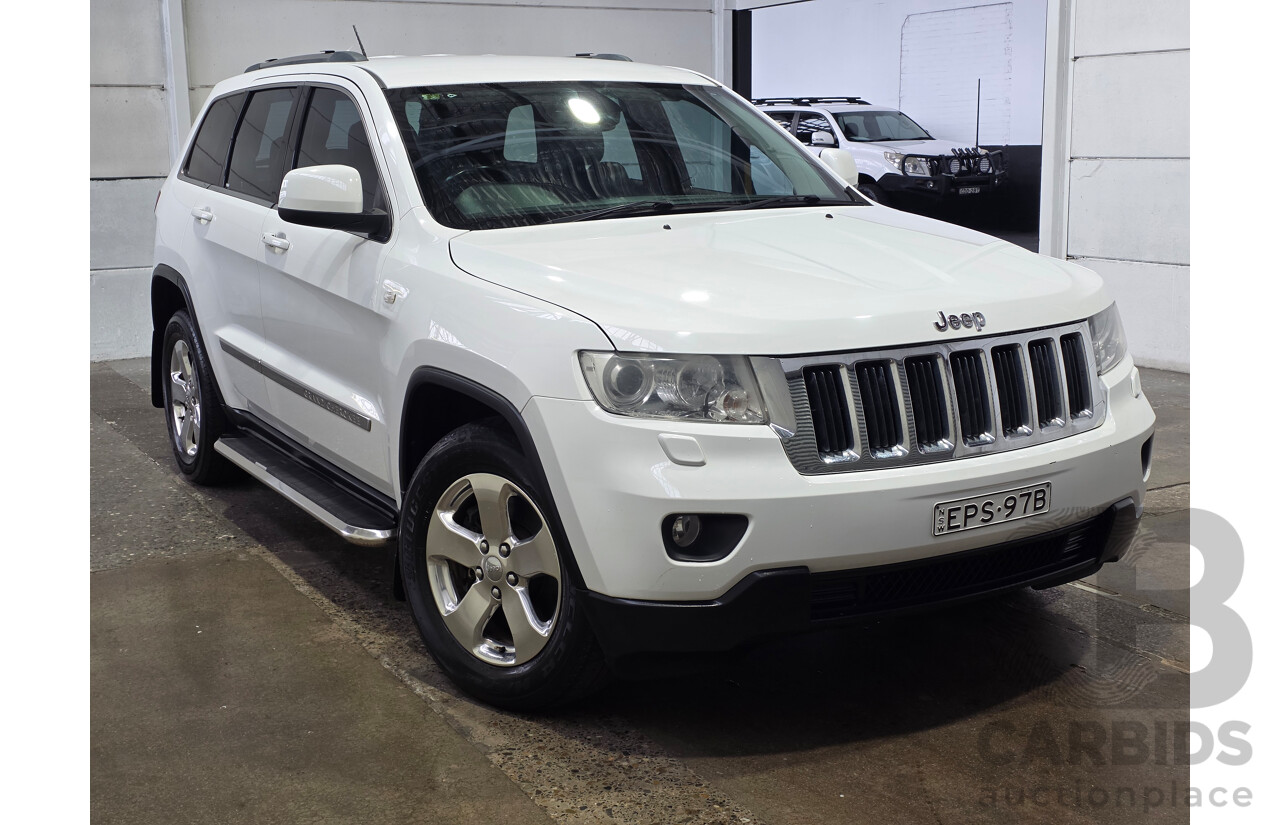 4/2013 Jeep Grand Cherokee Laredo (4x4) WK MY13 4d Wagon White Turbo Diesel V6 3.0L