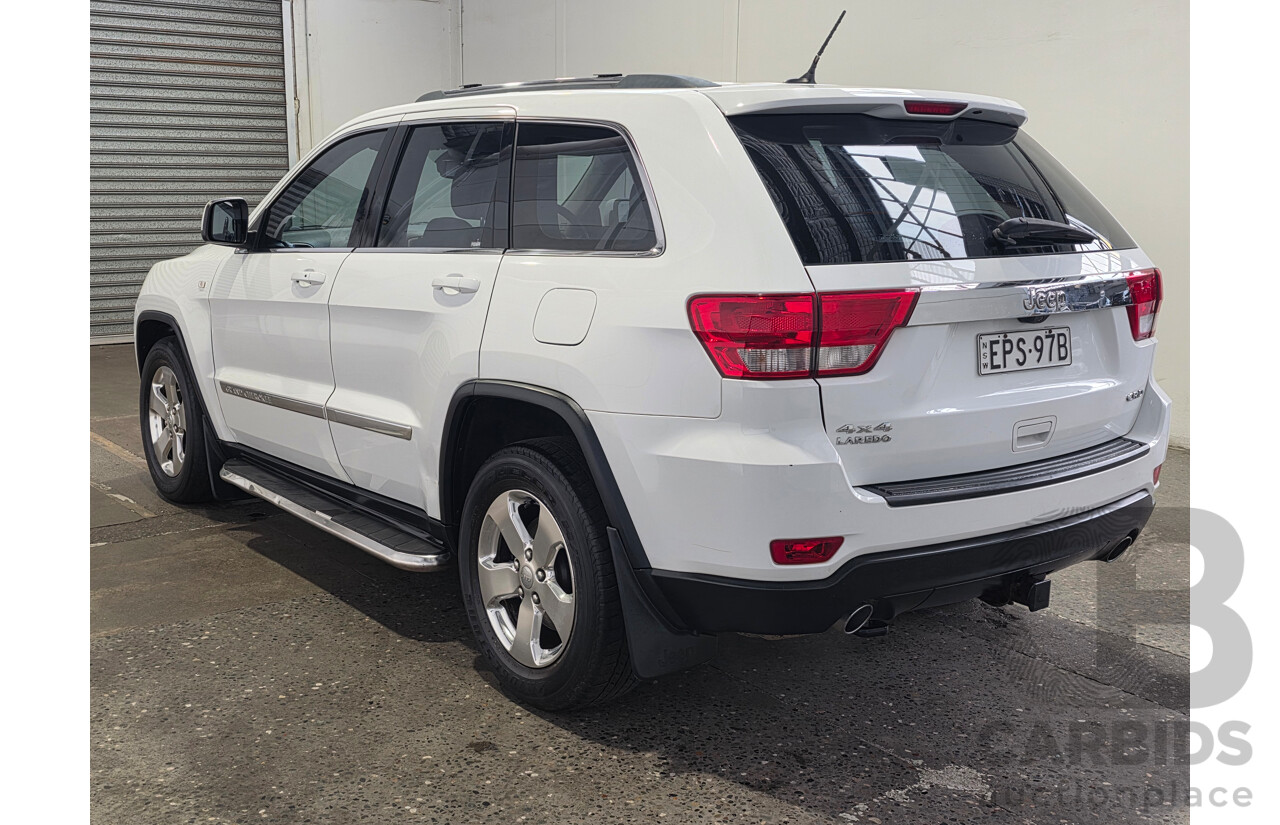 4/2013 Jeep Grand Cherokee Laredo (4x4) WK MY13 4d Wagon White Turbo Diesel V6 3.0L