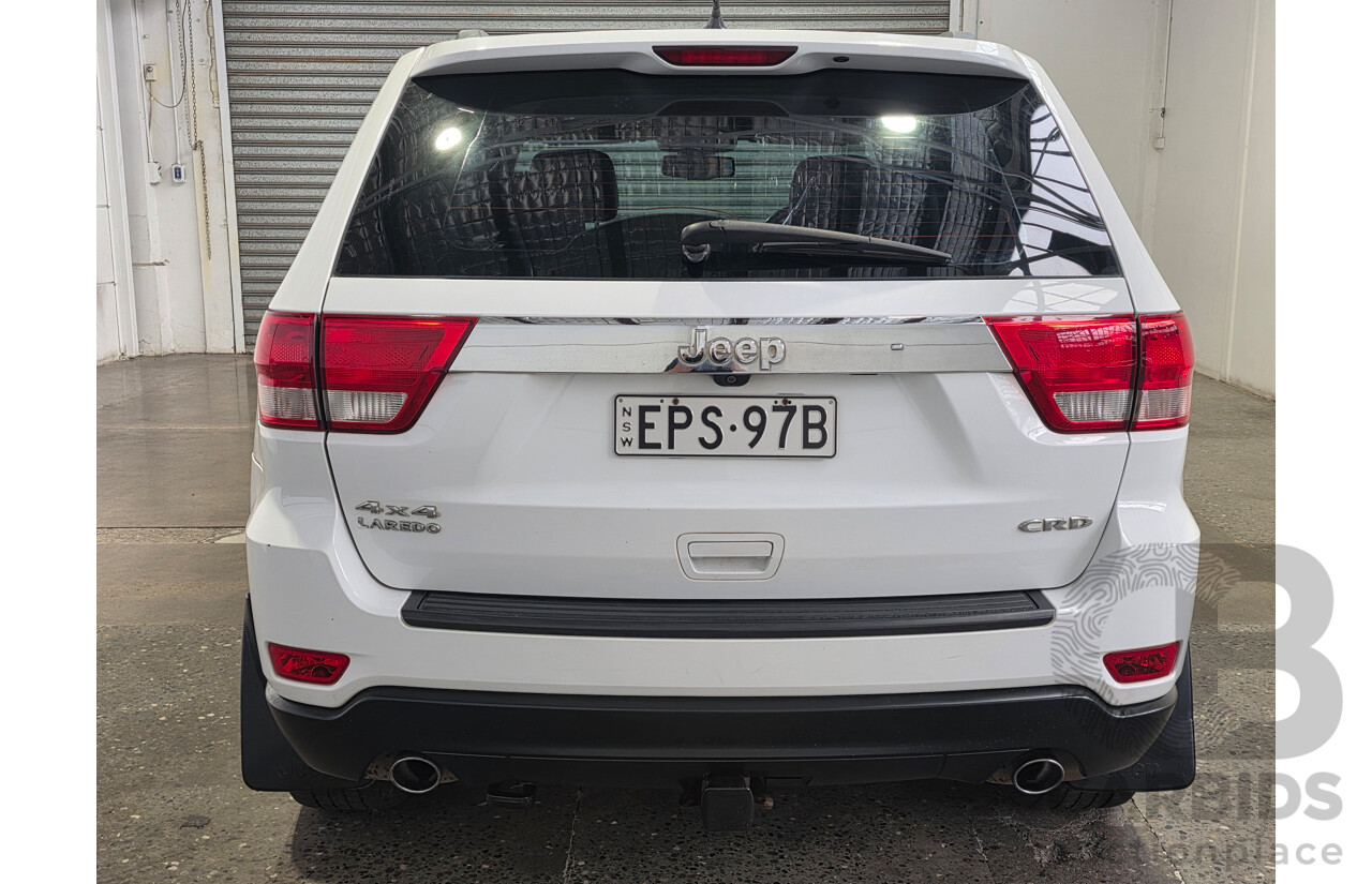 4/2013 Jeep Grand Cherokee Laredo (4x4) WK MY13 4d Wagon White Turbo Diesel V6 3.0L