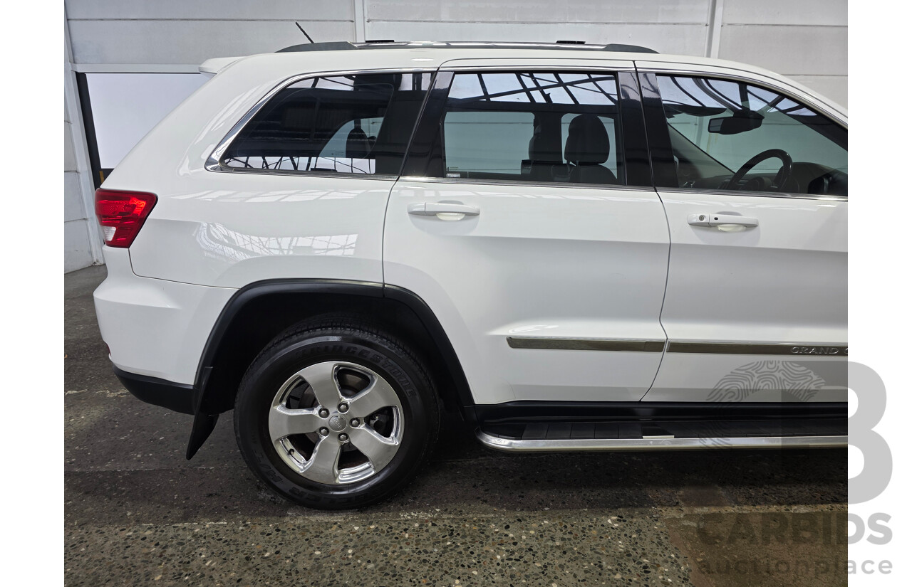 4/2013 Jeep Grand Cherokee Laredo (4x4) WK MY13 4d Wagon White Turbo Diesel V6 3.0L