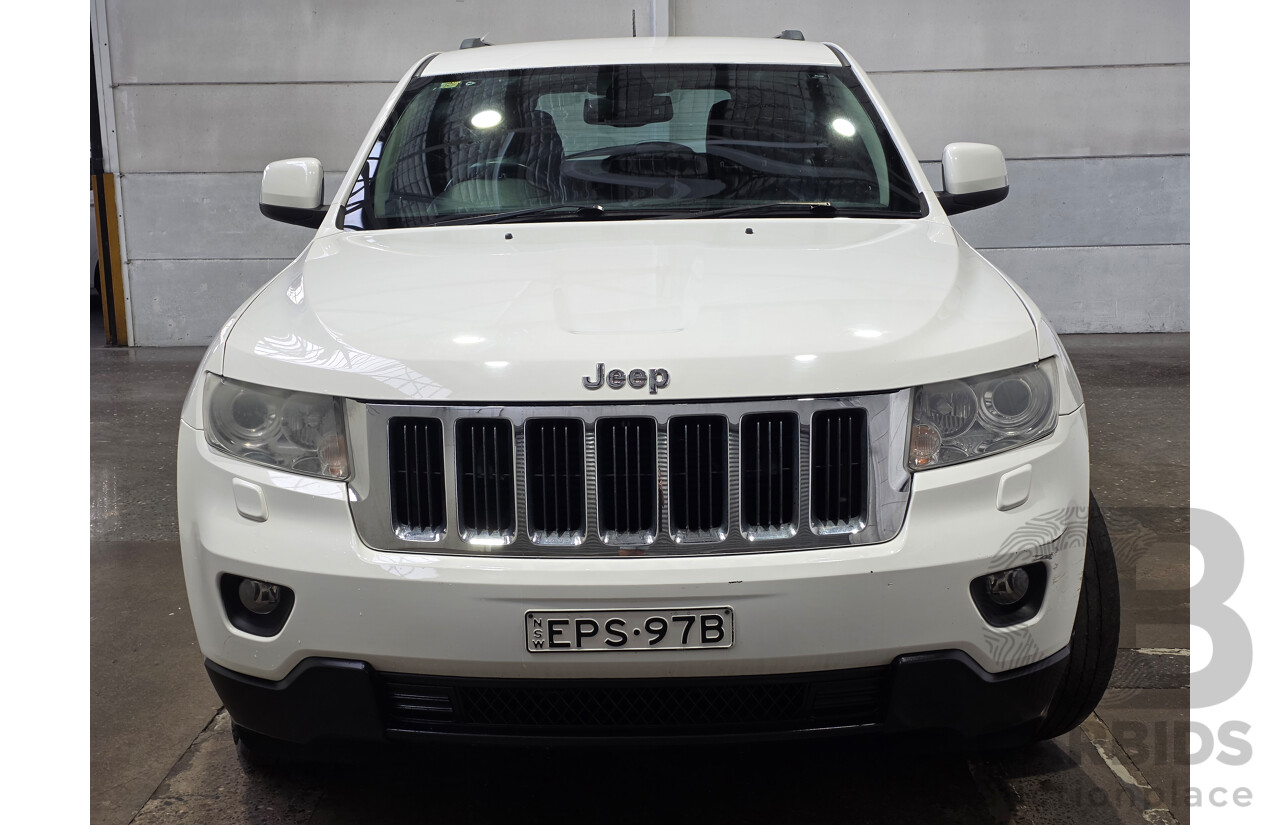 4/2013 Jeep Grand Cherokee Laredo (4x4) WK MY13 4d Wagon White Turbo Diesel V6 3.0L