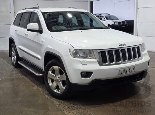 4/2013 Jeep Grand Cherokee Laredo (4x4) WK MY13 4d Wagon White Turbo Diesel V6 3.0L