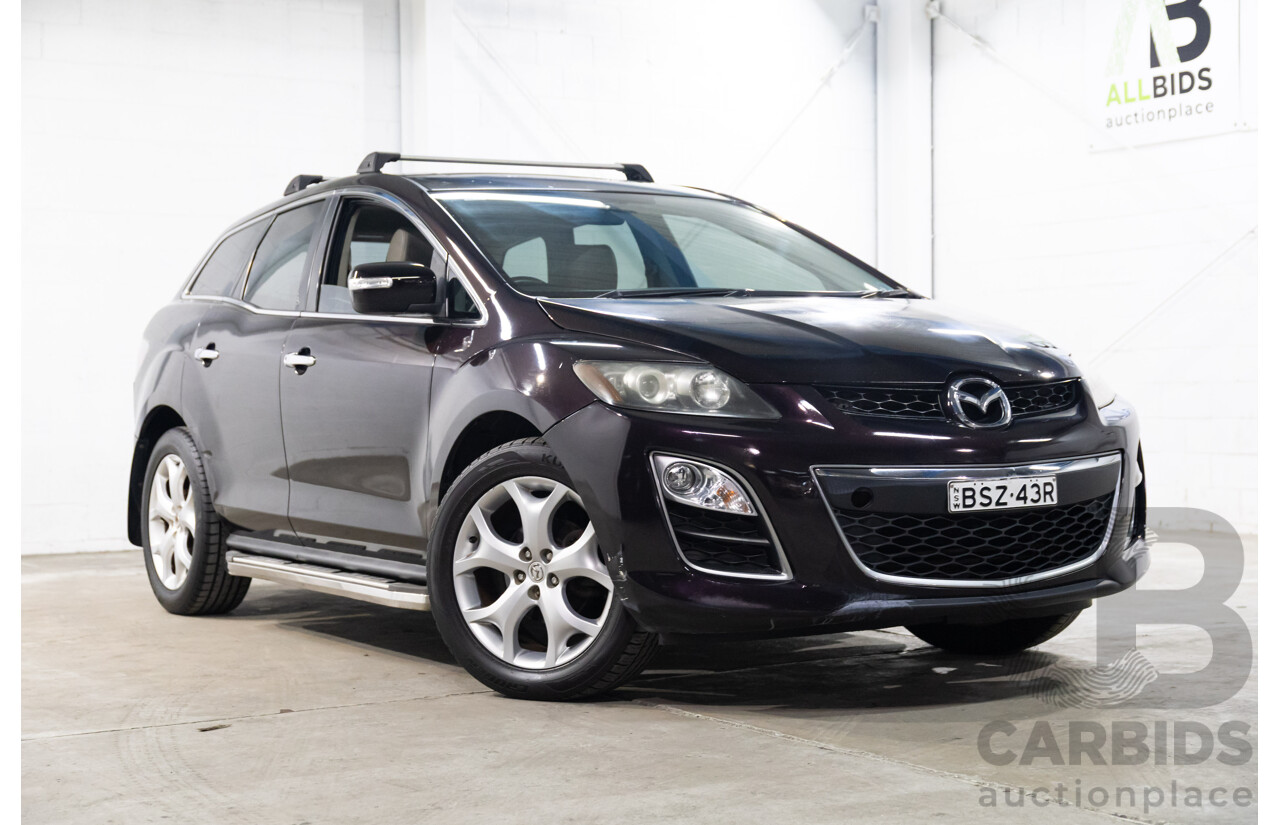 2/2010 Mazda Cx-7 Luxury Sports (4x4) ER MY10 4d Wagon Black Turbo 2.3L