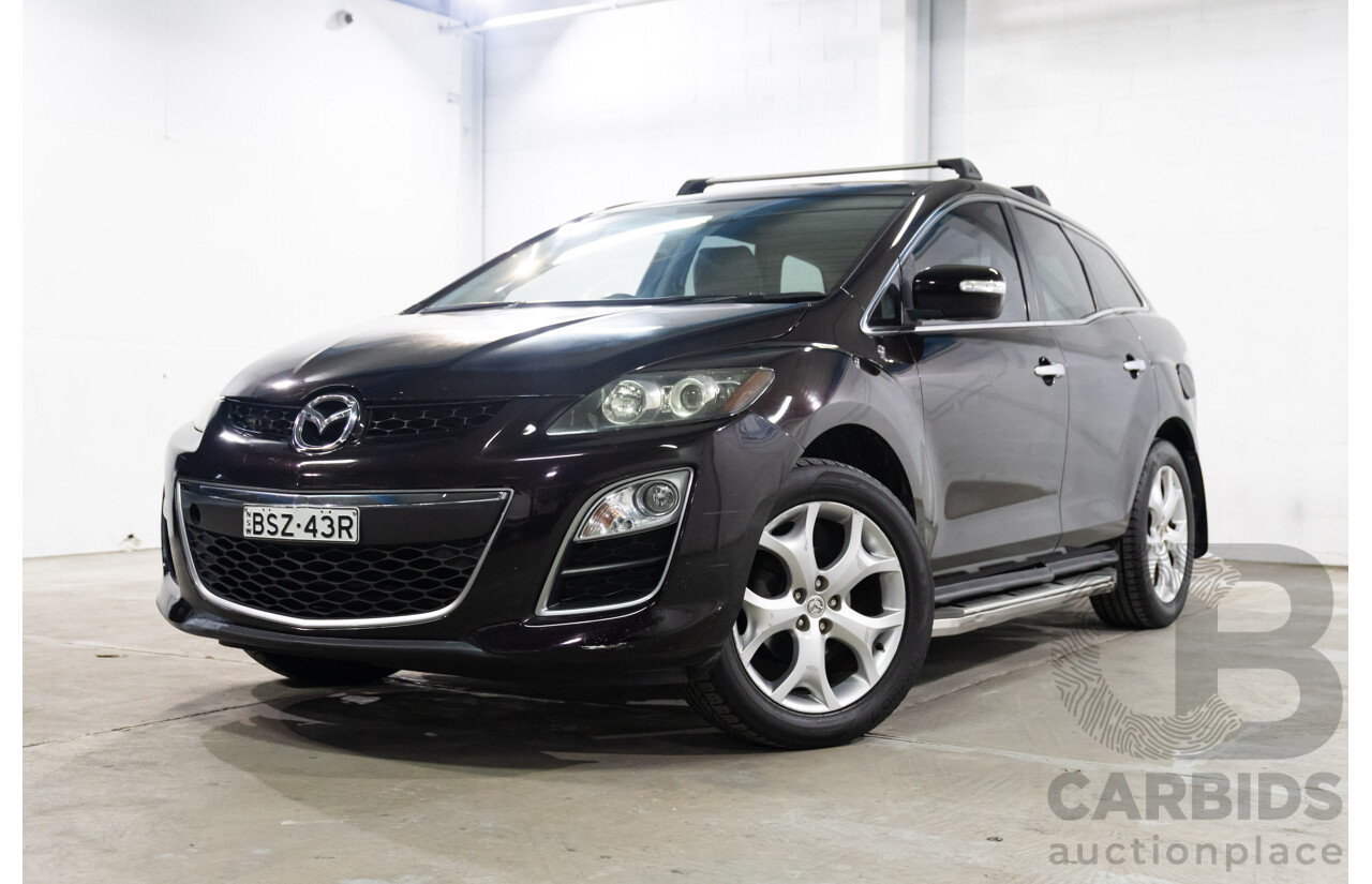 2/2010 Mazda Cx-7 Luxury Sports (4x4) ER MY10 4d Wagon Black Turbo 2.3L