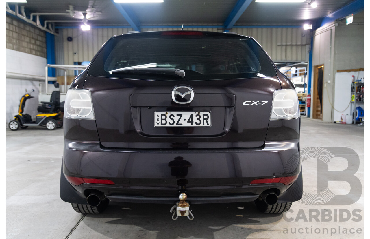 2/2010 Mazda Cx-7 Luxury Sports (4x4) ER MY10 4d Wagon Black Turbo 2.3L
