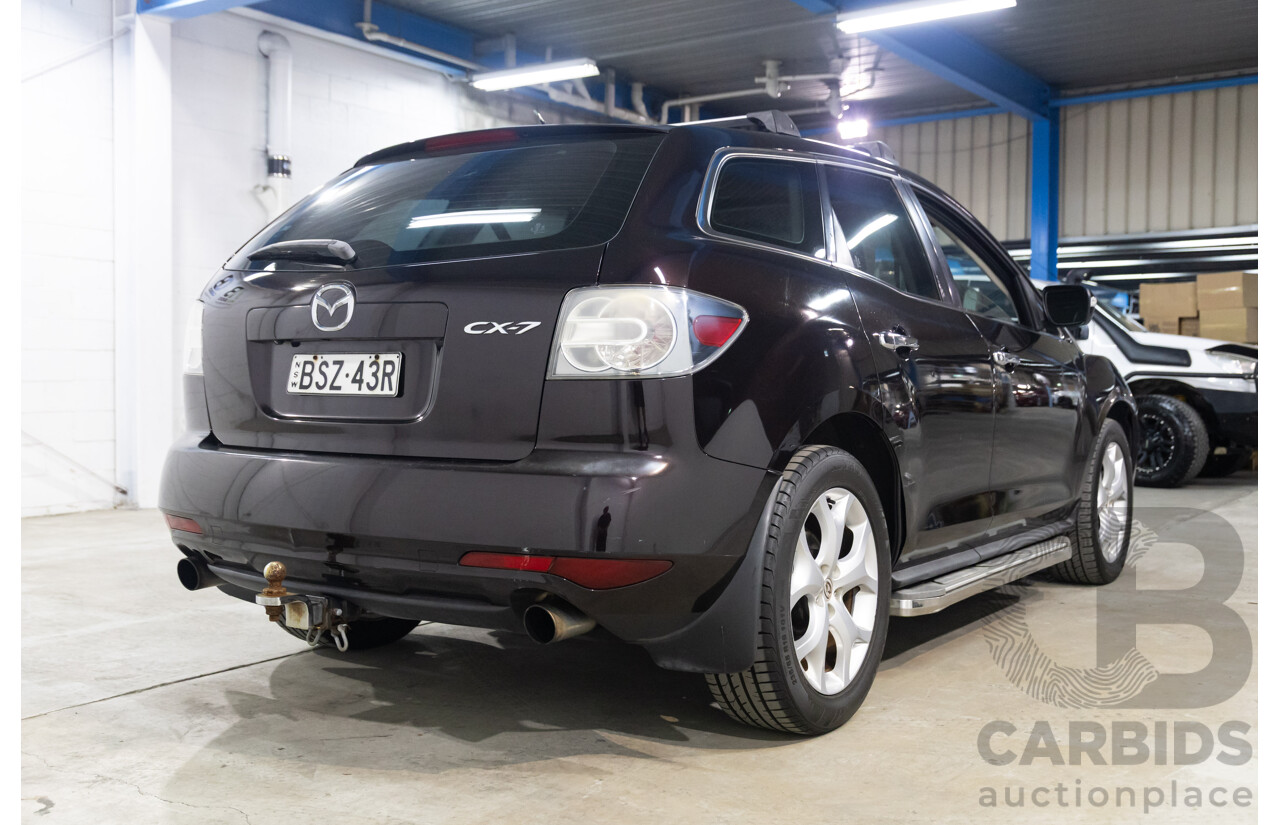 2/2010 Mazda Cx-7 Luxury Sports (4x4) ER MY10 4d Wagon Black Turbo 2.3L