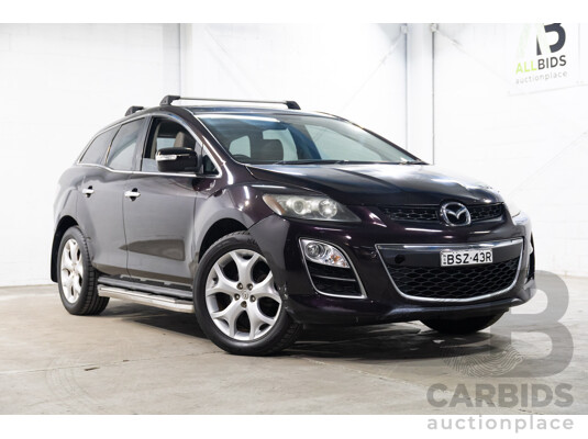 2/2010 Mazda Cx-7 Luxury Sports (4x4) ER MY10 4d Wagon Black Turbo 2.3L