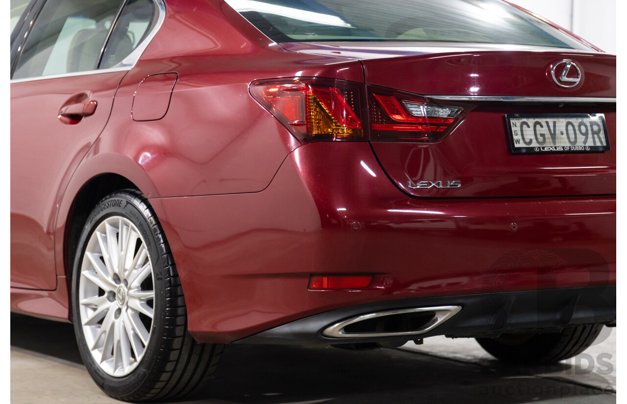 7/2012 Lexus Gs350 Luxury GRL10R 4d Sedan Riviera Red 3.5L