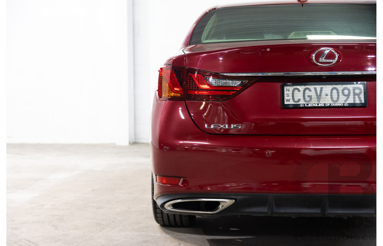 7/2012 Lexus Gs350 Luxury GRL10R 4d Sedan Riviera Red 3.5L