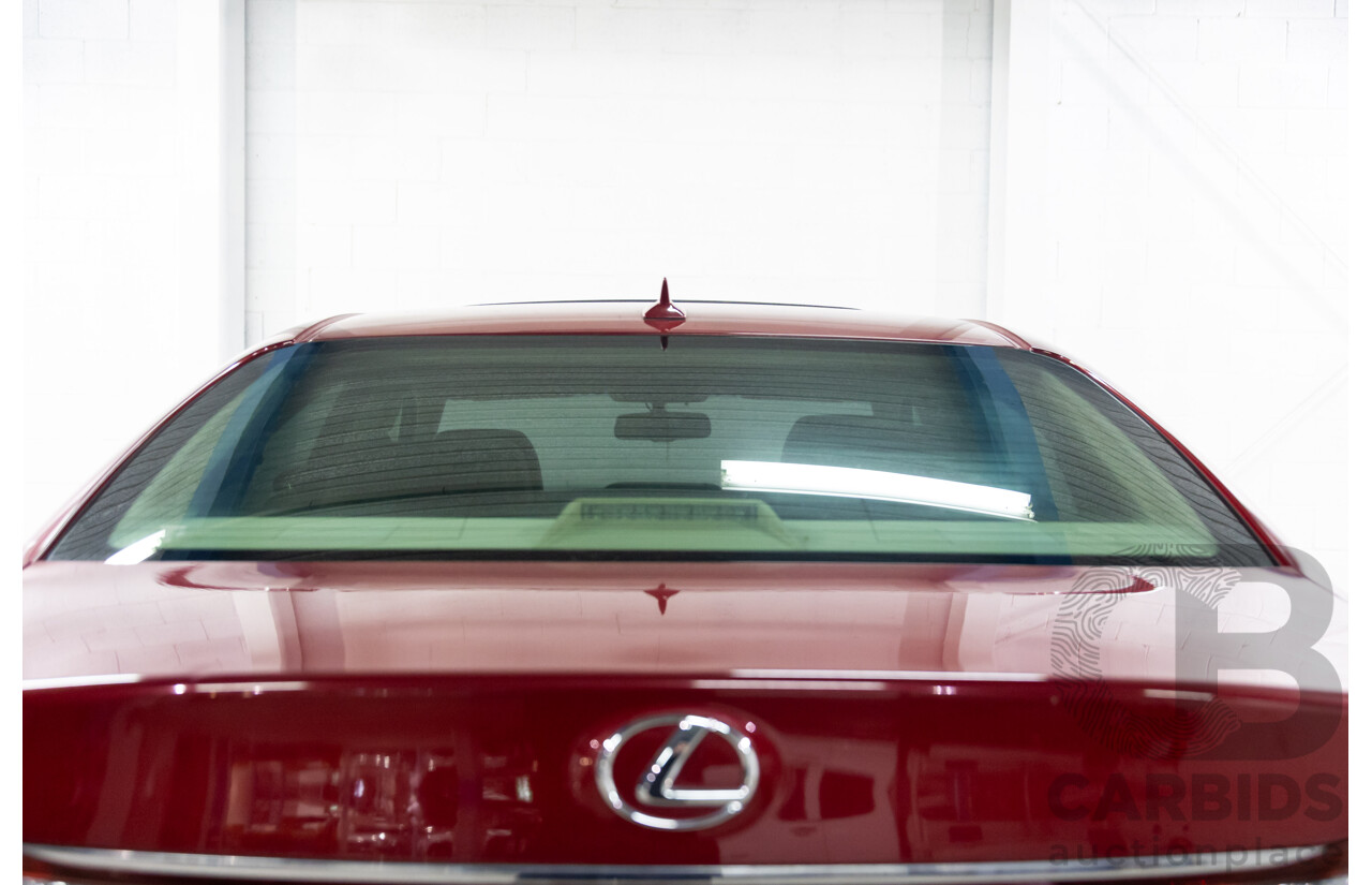 7/2012 Lexus Gs350 Luxury GRL10R 4d Sedan Riviera Red 3.5L
