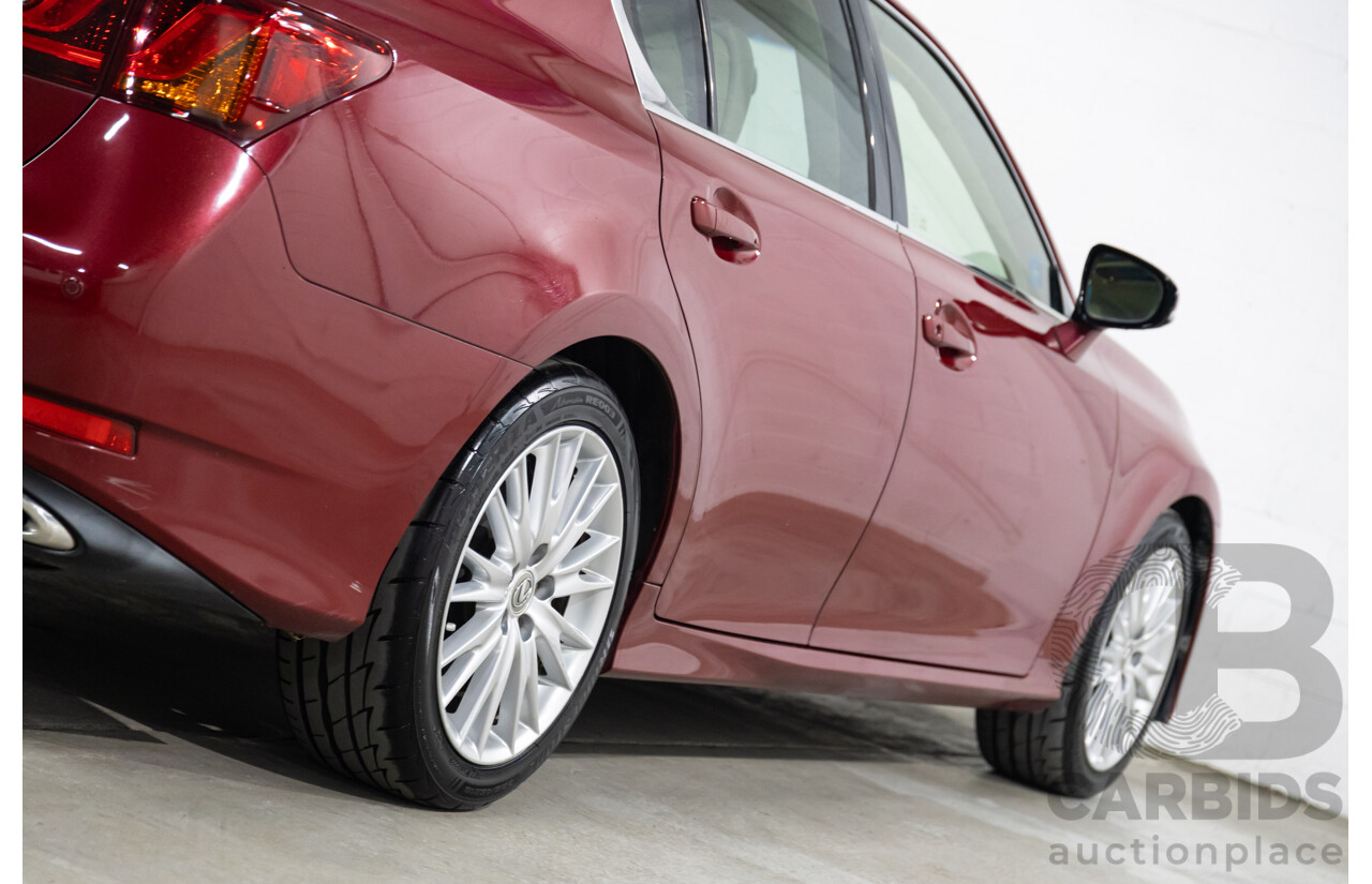 7/2012 Lexus Gs350 Luxury GRL10R 4d Sedan Riviera Red 3.5L