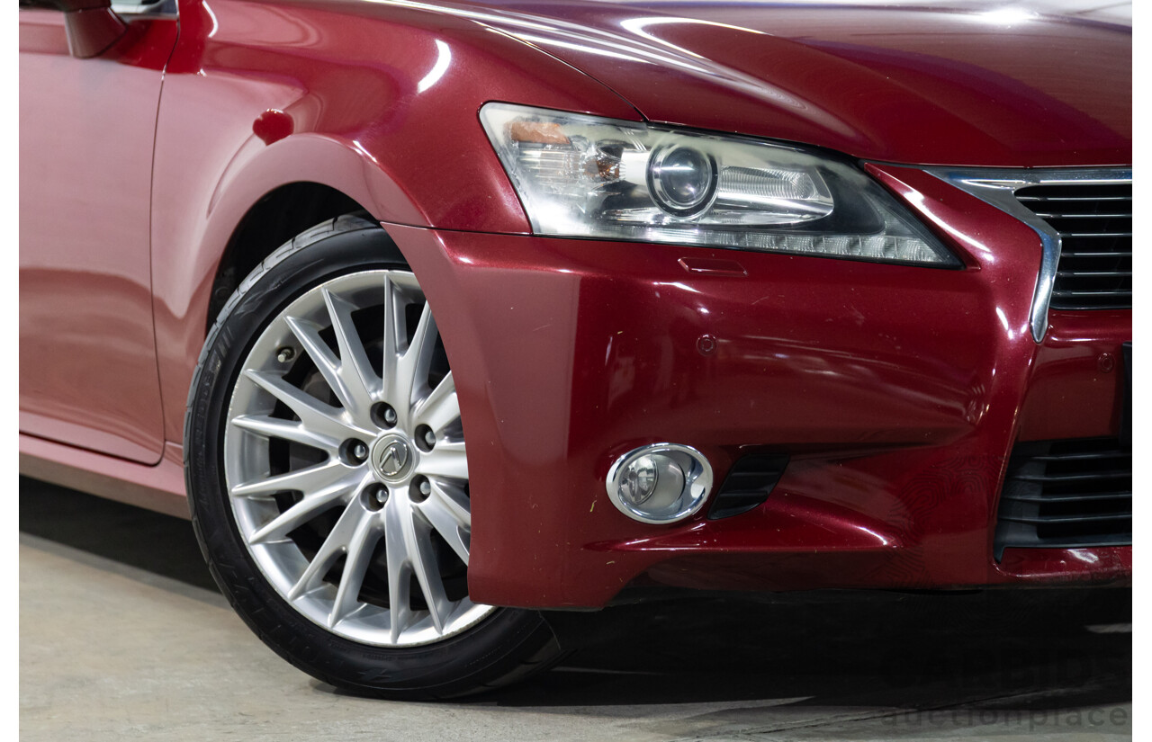 7/2012 Lexus Gs350 Luxury GRL10R 4d Sedan Riviera Red 3.5L