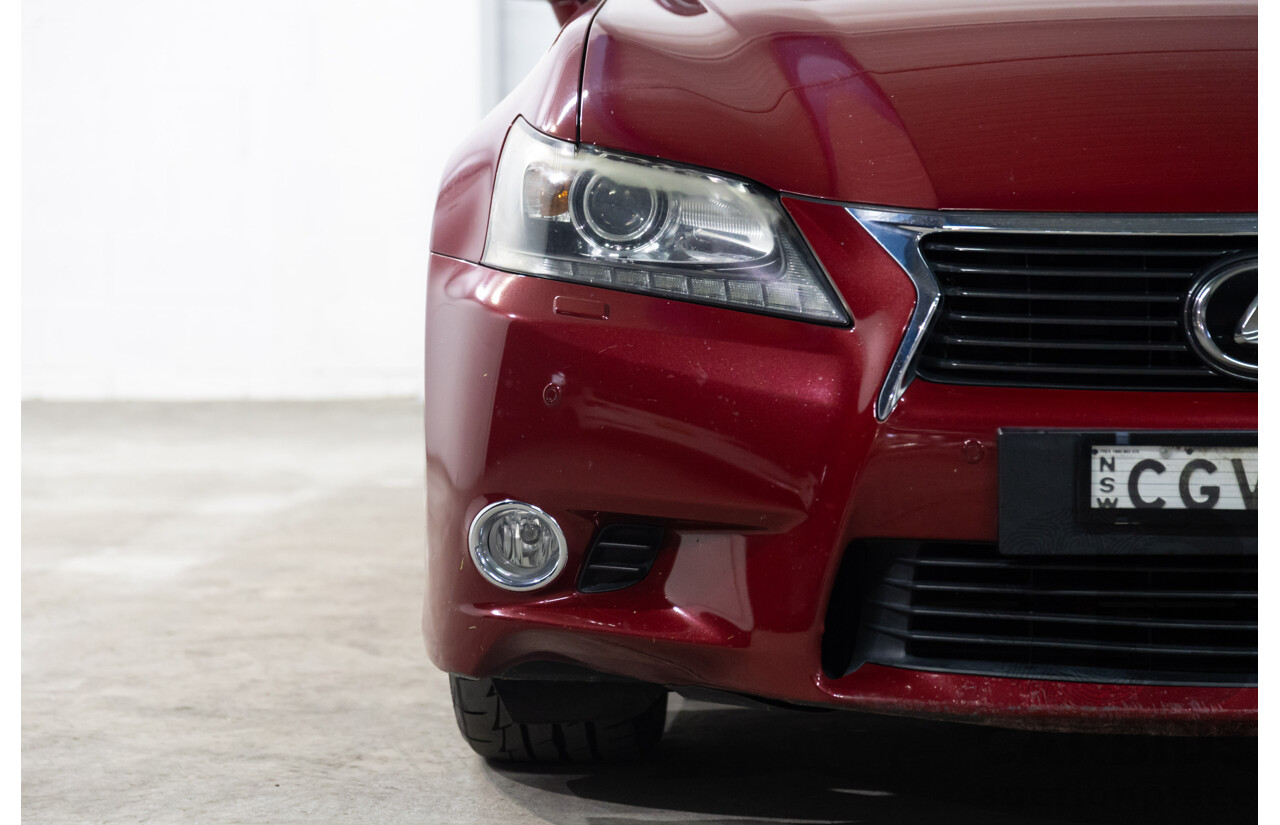 7/2012 Lexus Gs350 Luxury GRL10R 4d Sedan Riviera Red 3.5L