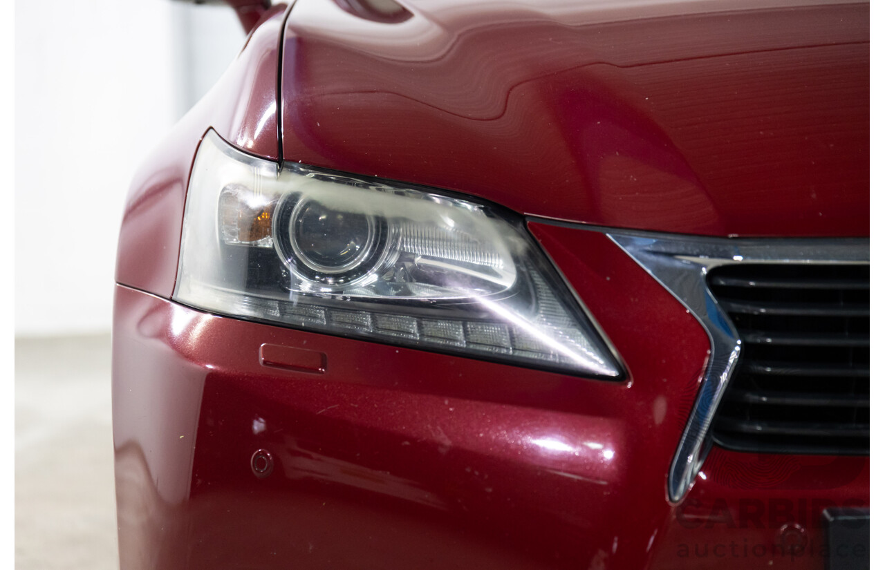 7/2012 Lexus Gs350 Luxury GRL10R 4d Sedan Riviera Red 3.5L