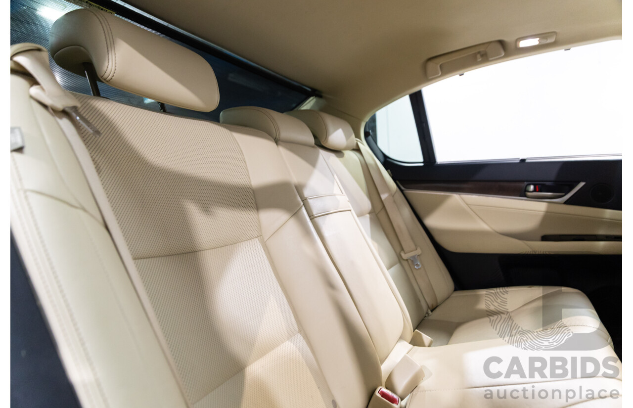7/2012 Lexus Gs350 Luxury GRL10R 4d Sedan Riviera Red 3.5L