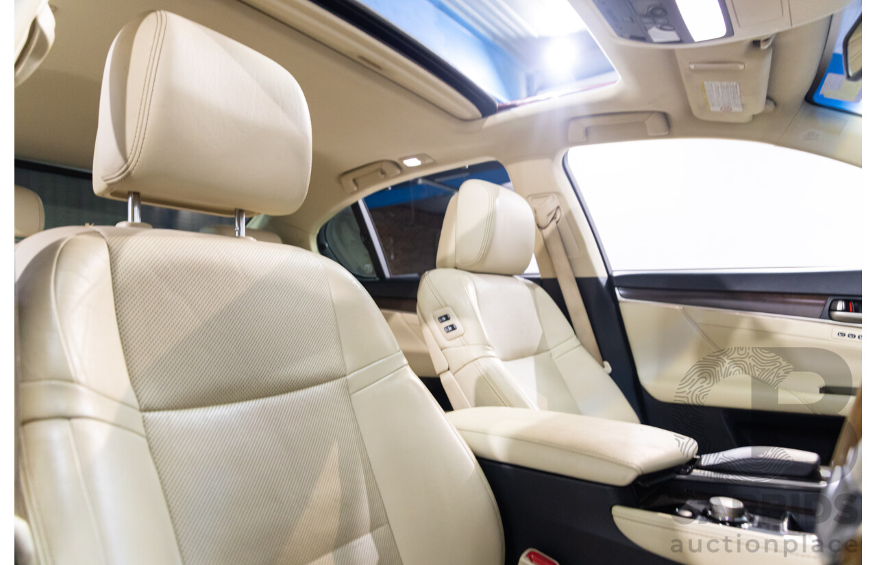 7/2012 Lexus Gs350 Luxury GRL10R 4d Sedan Riviera Red 3.5L
