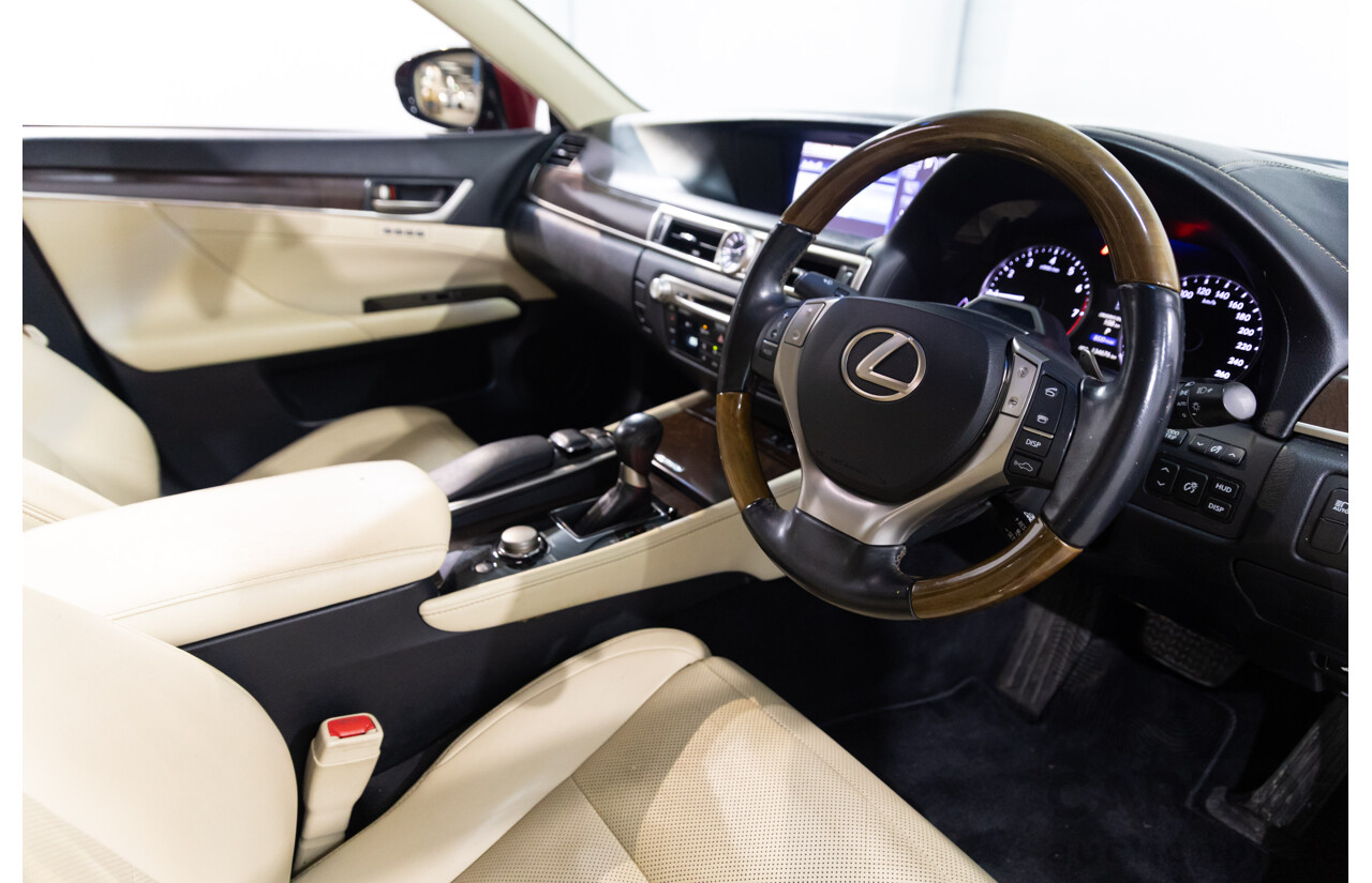 7/2012 Lexus Gs350 Luxury GRL10R 4d Sedan Riviera Red 3.5L