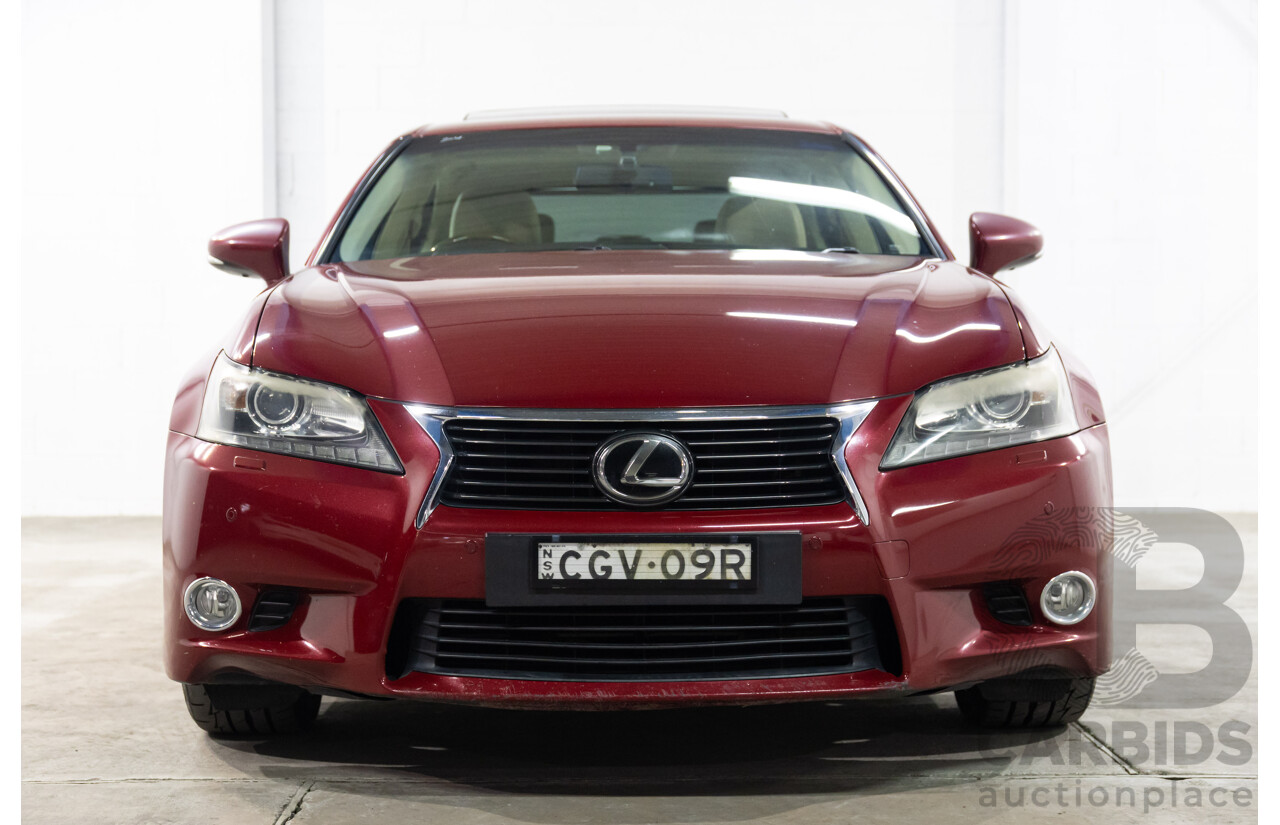 7/2012 Lexus Gs350 Luxury GRL10R 4d Sedan Riviera Red 3.5L