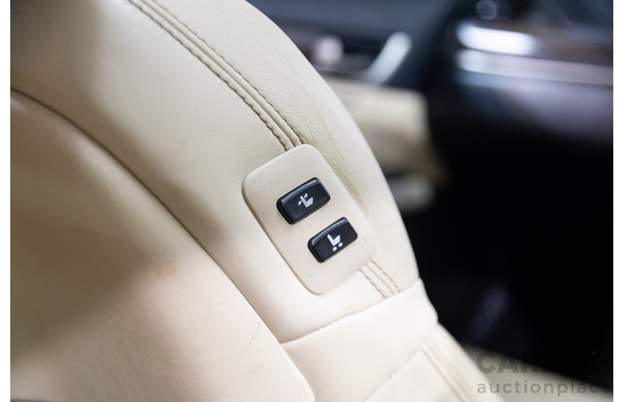 7/2012 Lexus Gs350 Luxury GRL10R 4d Sedan Riviera Red 3.5L