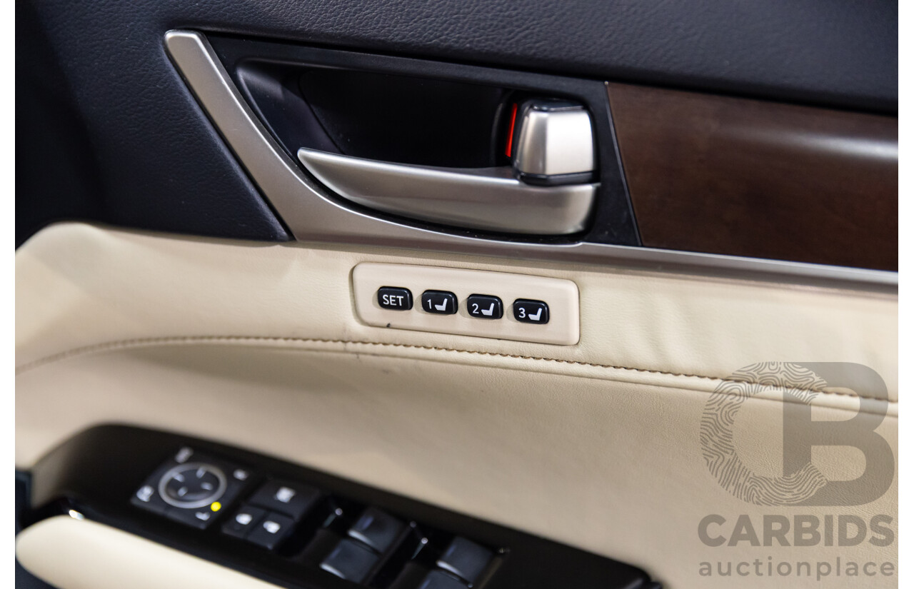7/2012 Lexus Gs350 Luxury GRL10R 4d Sedan Riviera Red 3.5L