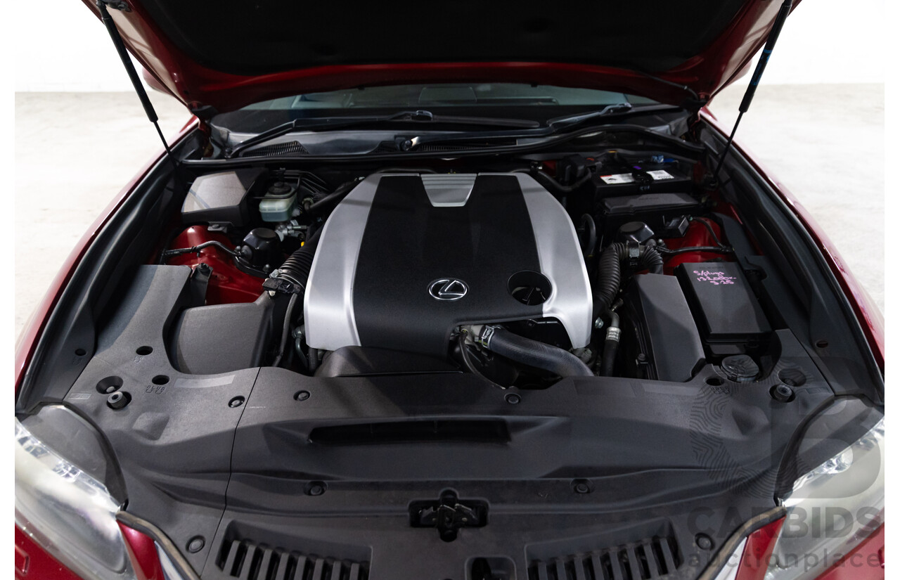 7/2012 Lexus Gs350 Luxury GRL10R 4d Sedan Riviera Red 3.5L