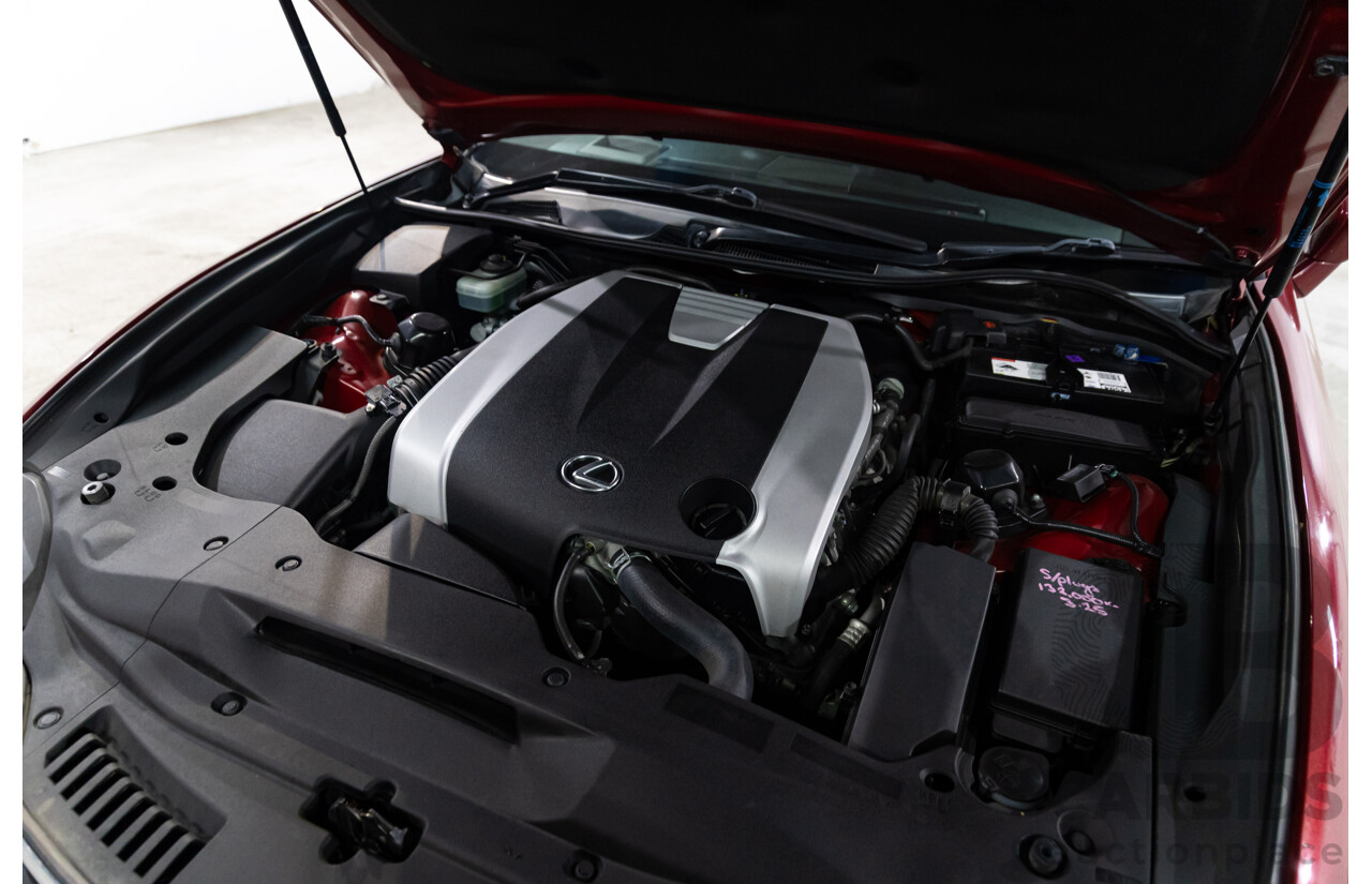 7/2012 Lexus Gs350 Luxury GRL10R 4d Sedan Riviera Red 3.5L