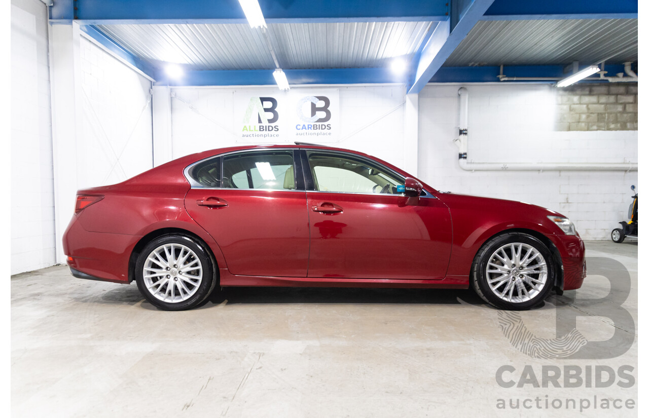 7/2012 Lexus Gs350 Luxury GRL10R 4d Sedan Riviera Red 3.5L