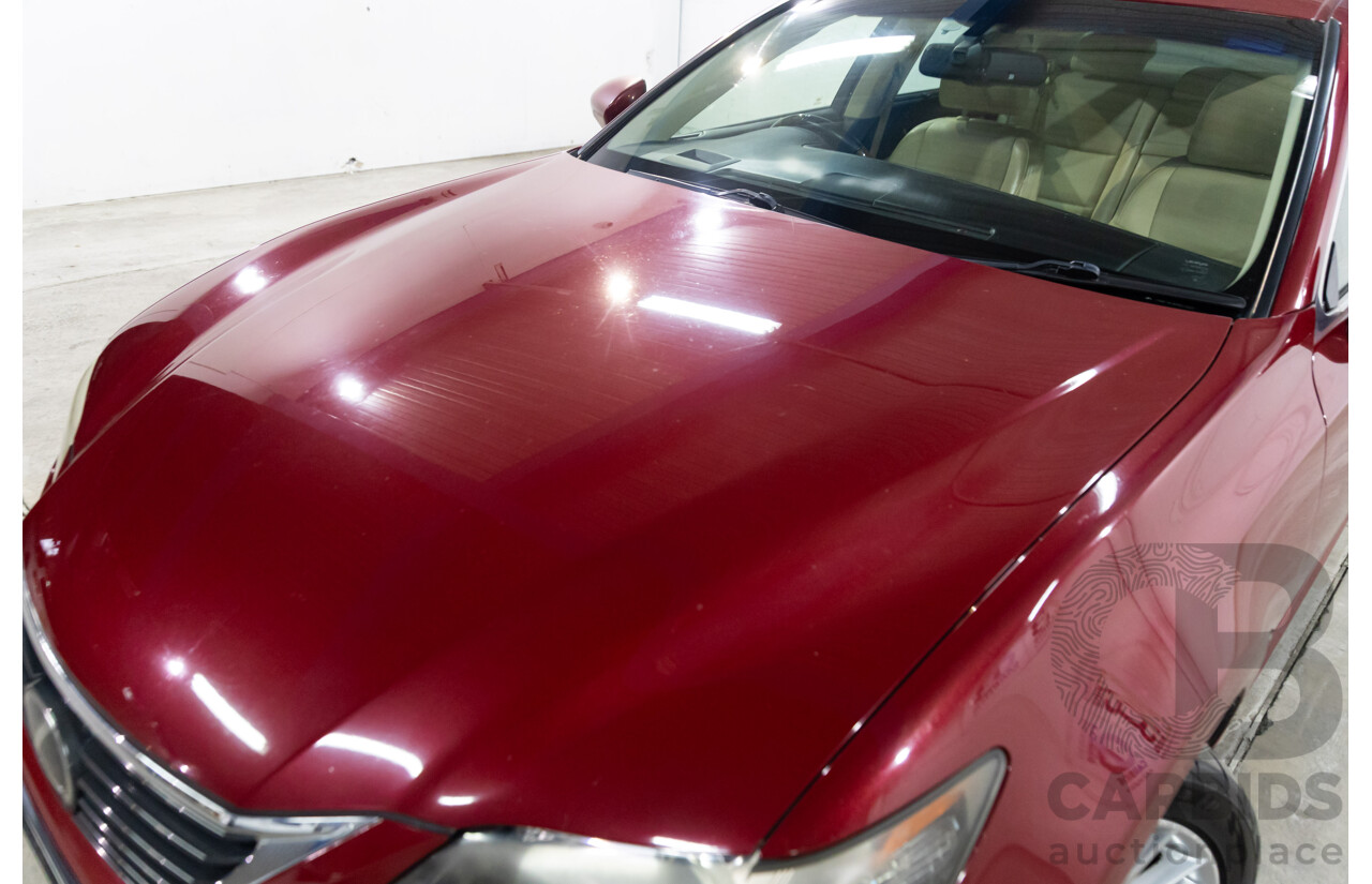 7/2012 Lexus Gs350 Luxury GRL10R 4d Sedan Riviera Red 3.5L