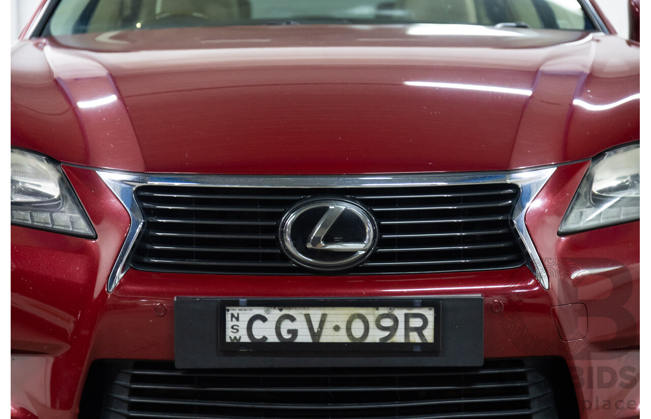 7/2012 Lexus Gs350 Luxury GRL10R 4d Sedan Riviera Red 3.5L