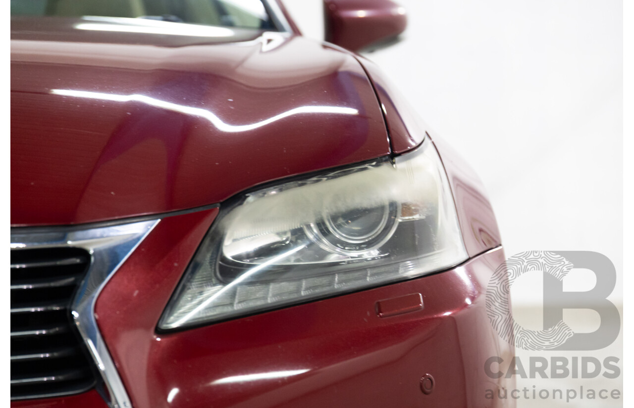 7/2012 Lexus Gs350 Luxury GRL10R 4d Sedan Riviera Red 3.5L