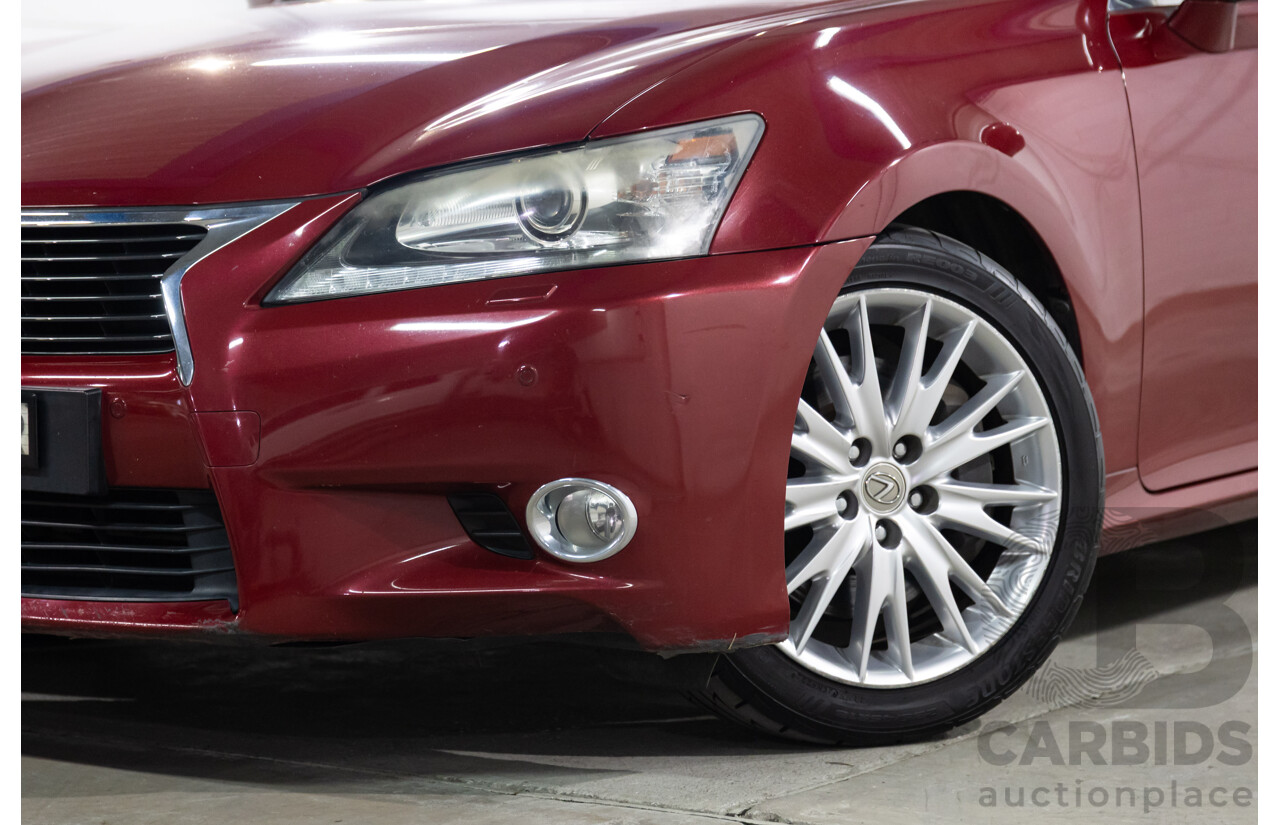 7/2012 Lexus Gs350 Luxury GRL10R 4d Sedan Riviera Red 3.5L
