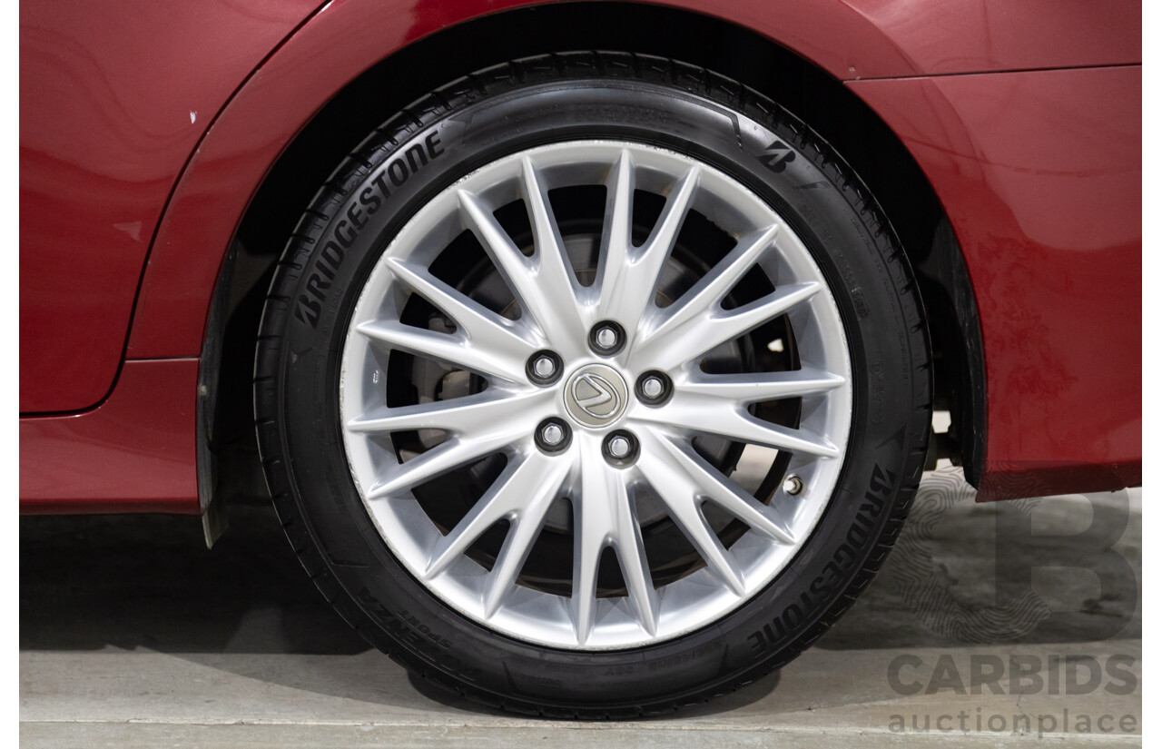 7/2012 Lexus Gs350 Luxury GRL10R 4d Sedan Riviera Red 3.5L