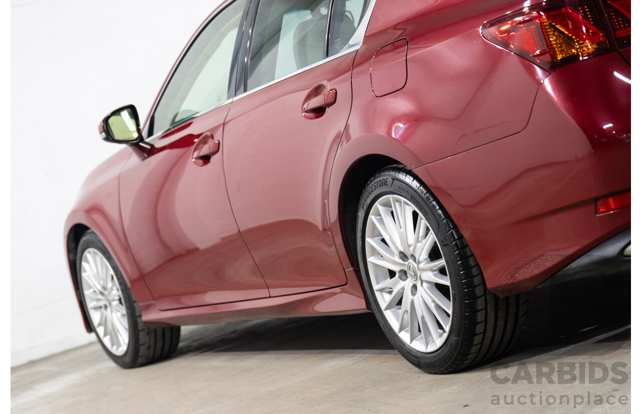 7/2012 Lexus Gs350 Luxury GRL10R 4d Sedan Riviera Red 3.5L