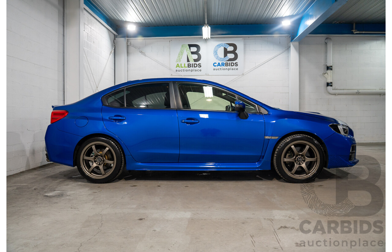 08/2015 Subaru WRX Premium (AWD) AWD MY16 4D Sedan Blue Turbo 2.0L