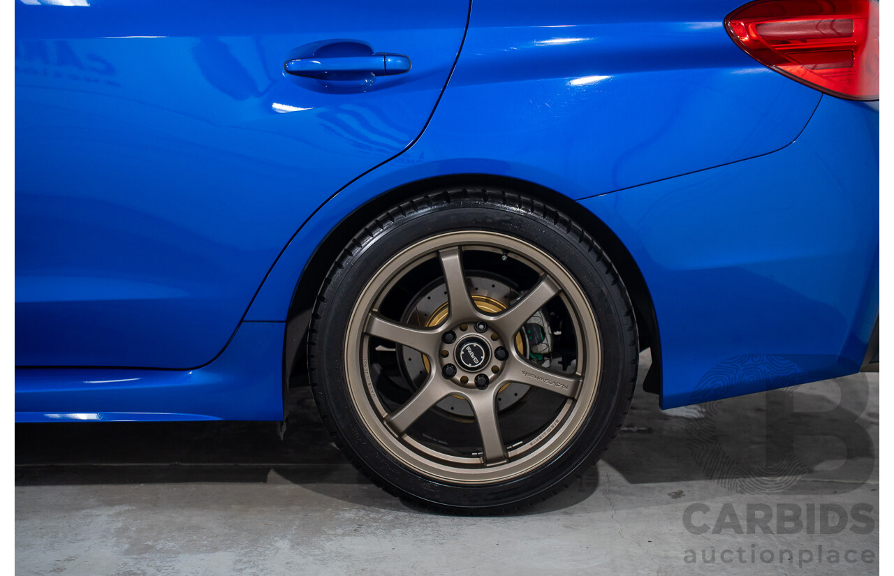 08/2015 Subaru WRX Premium (AWD) AWD MY16 4D Sedan Blue Turbo 2.0L
