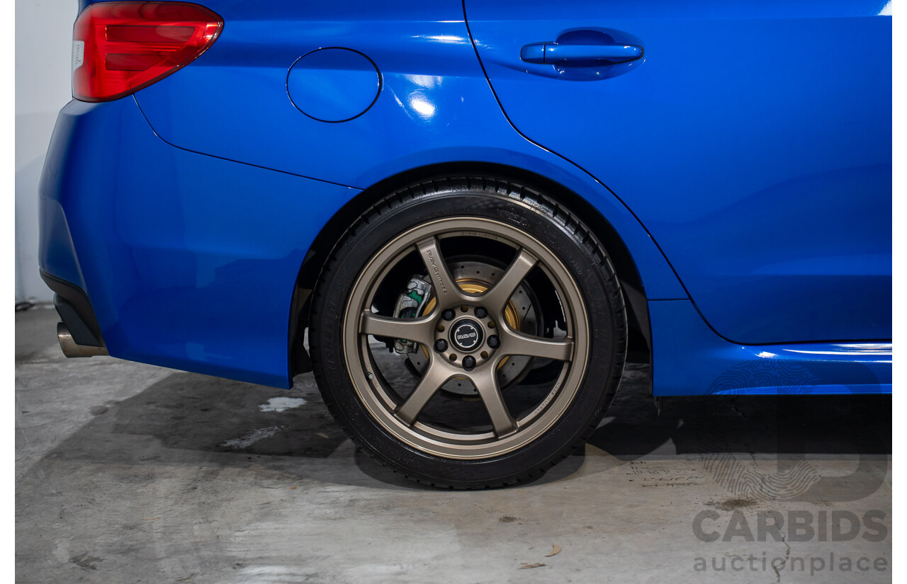 08/2015 Subaru WRX Premium (AWD) AWD MY16 4D Sedan Blue Turbo 2.0L