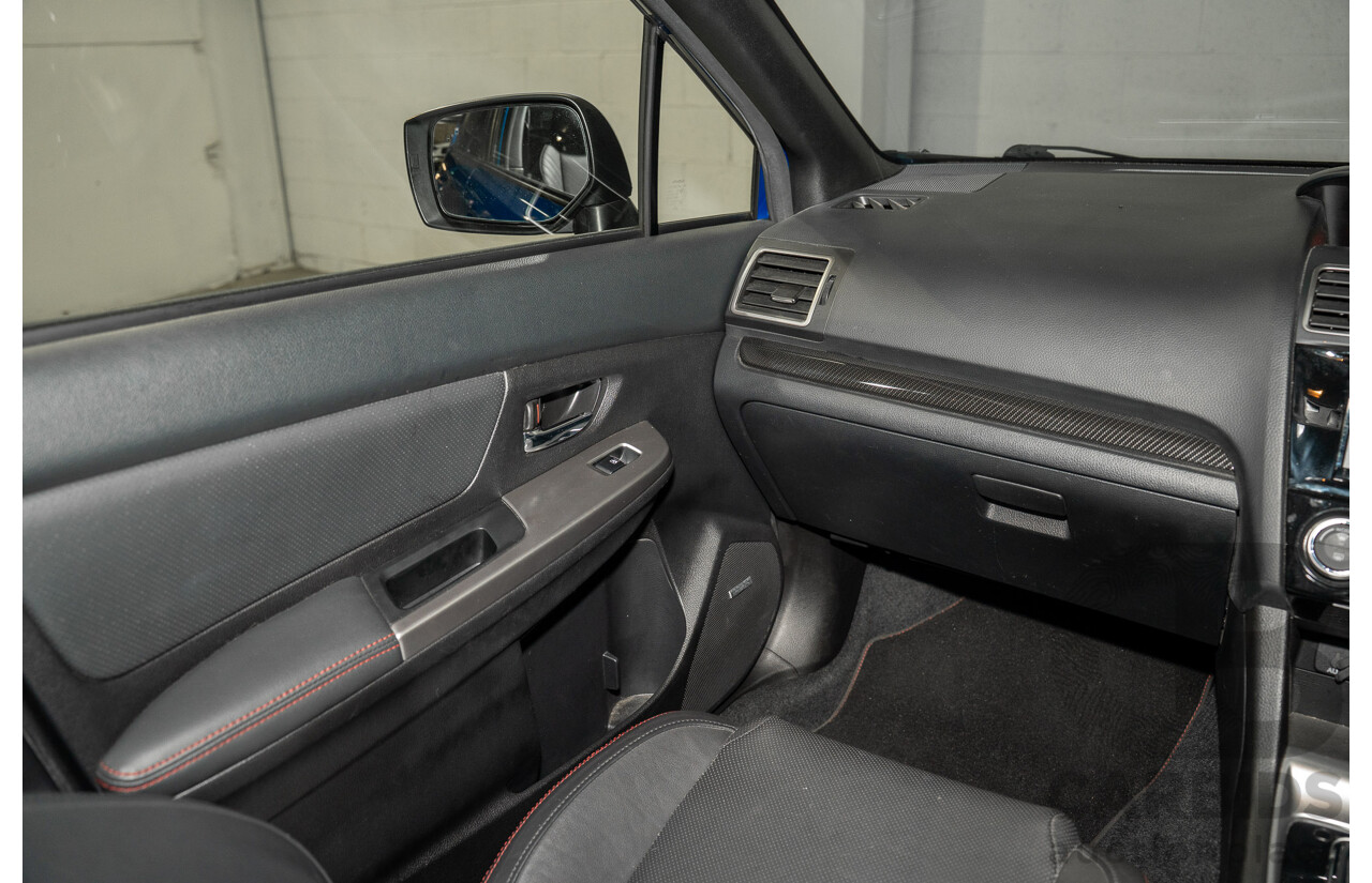 08/2015 Subaru WRX Premium (AWD) AWD MY16 4D Sedan Blue Turbo 2.0L
