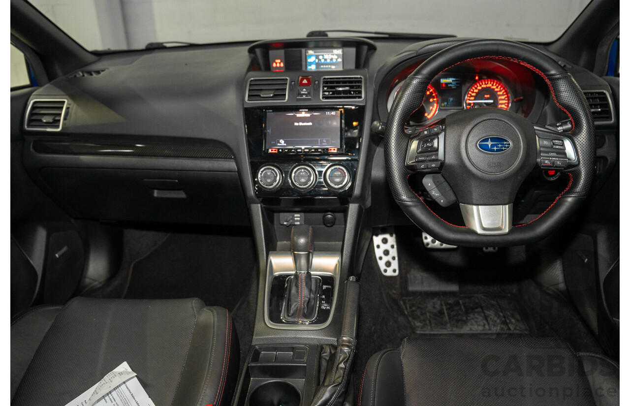 08/2015 Subaru WRX Premium (AWD) AWD MY16 4D Sedan Blue Turbo 2.0L