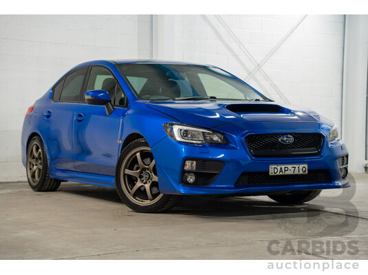 08/2015 Subaru WRX Premium (AWD) AWD MY16 4D Sedan Blue Turbo 2.0L