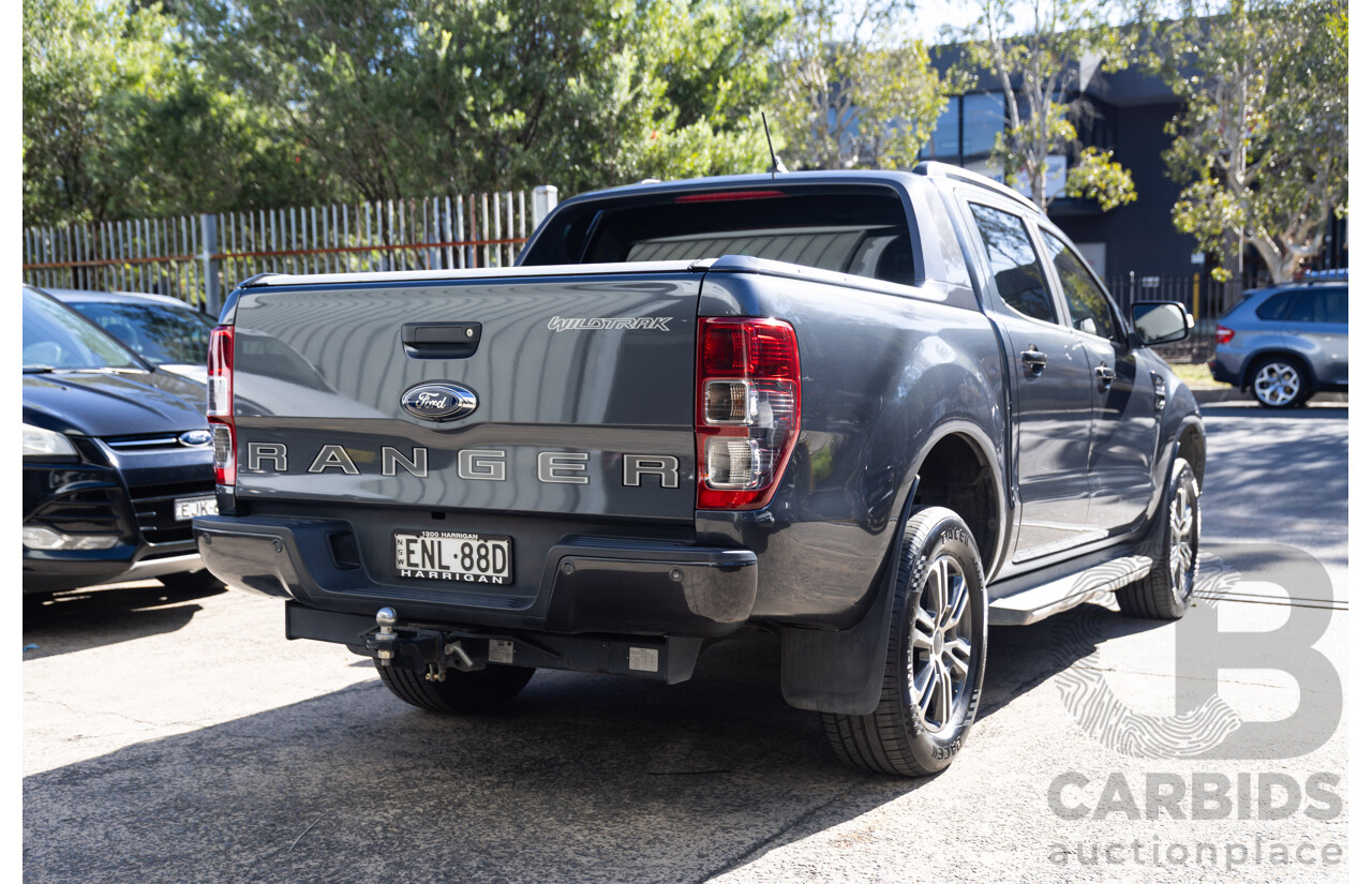 04/2021 Ford Ranger WILDTRAK 2.0 (4x4) 4x4 PX MKIII MY21.25 Double Cab P/Up Meteor Grey Diesel Turbo 2.0L