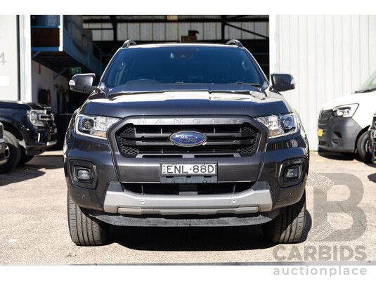 1660468 · 04/2021 Ford Ranger WILDTRAK 2.0 (4x4) 4x4 PX MKIII MY21.25 Double Cab P/Up Meteor Grey Diesel Turbo 2.0L