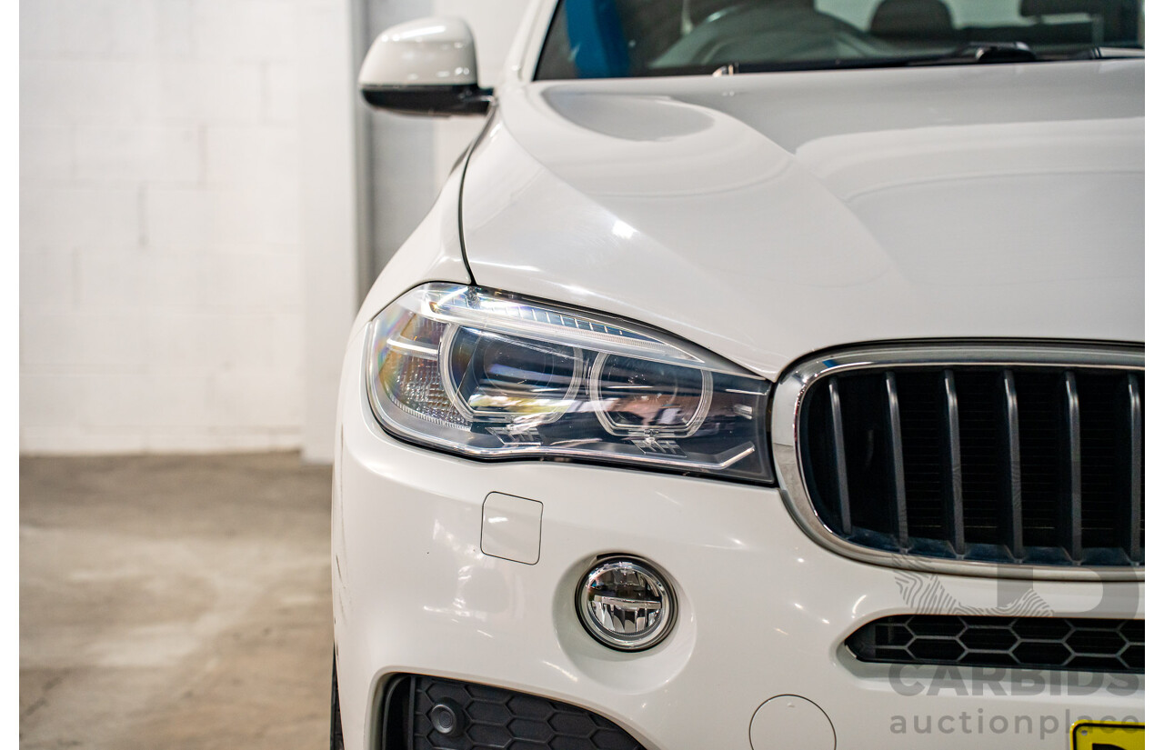 03/2015 Bmw X5 xDRIVE30d AWD F15 MY15 4D Wagon Alpin White Diesel Turbo 3.0L