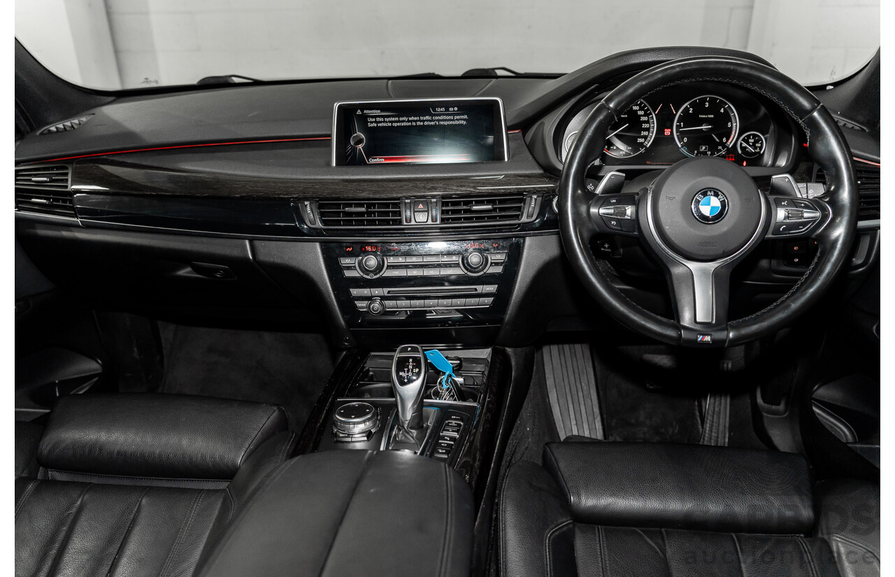 03/2015 Bmw X5 xDRIVE30d AWD F15 MY15 4D Wagon Alpin White Diesel Turbo 3.0L
