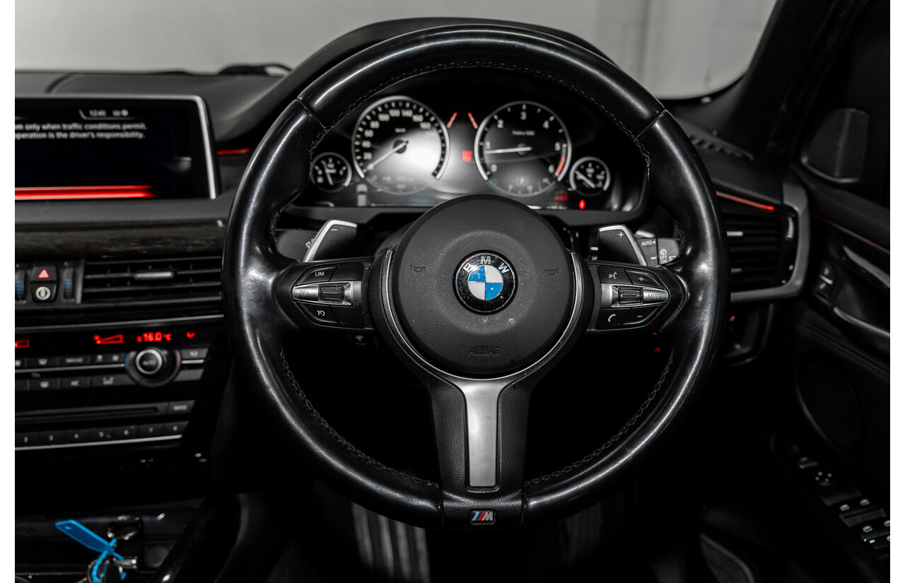03/2015 Bmw X5 xDRIVE30d AWD F15 MY15 4D Wagon Alpin White Diesel Turbo 3.0L