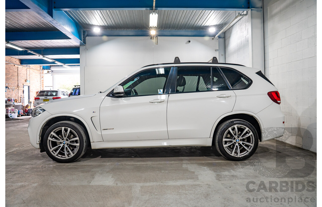 03/2015 Bmw X5 xDRIVE30d AWD F15 MY15 4D Wagon Alpin White Diesel Turbo 3.0L