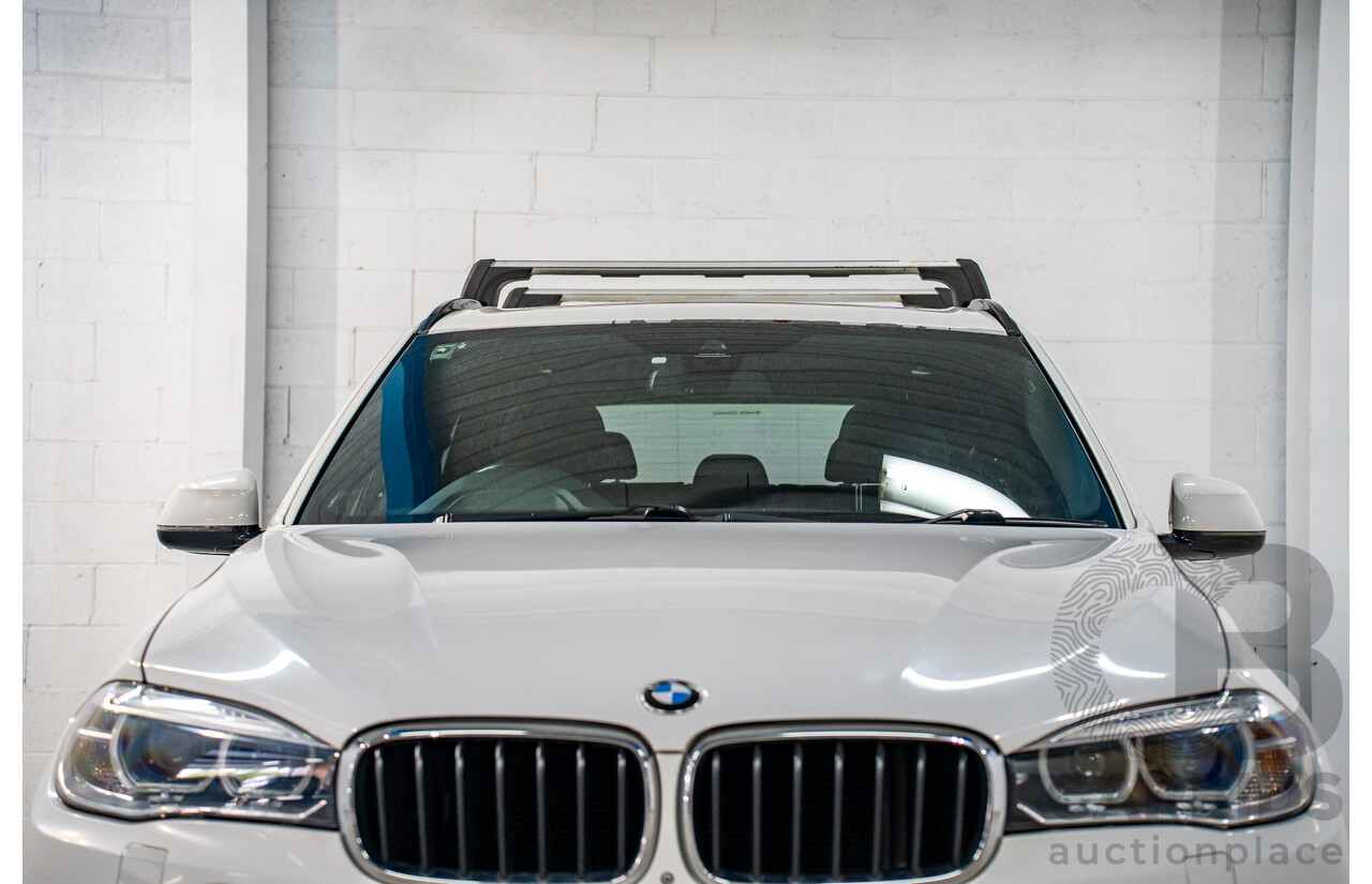 03/2015 Bmw X5 xDRIVE30d AWD F15 MY15 4D Wagon Alpin White Diesel Turbo 3.0L